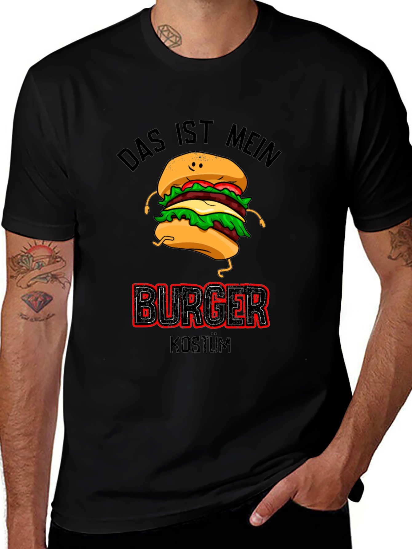 Das Ist Mein Burger Kostüm T-Shirt