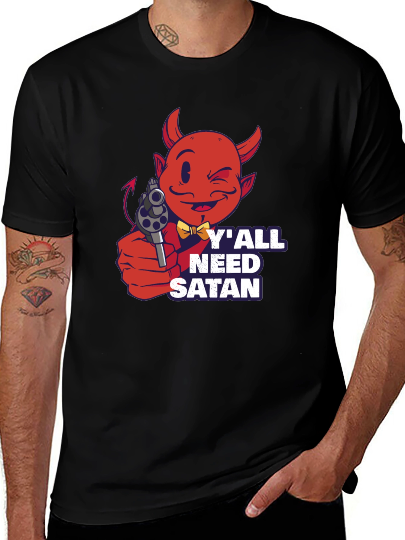 Variant 8 of Y'all Need Satan T-Shirt