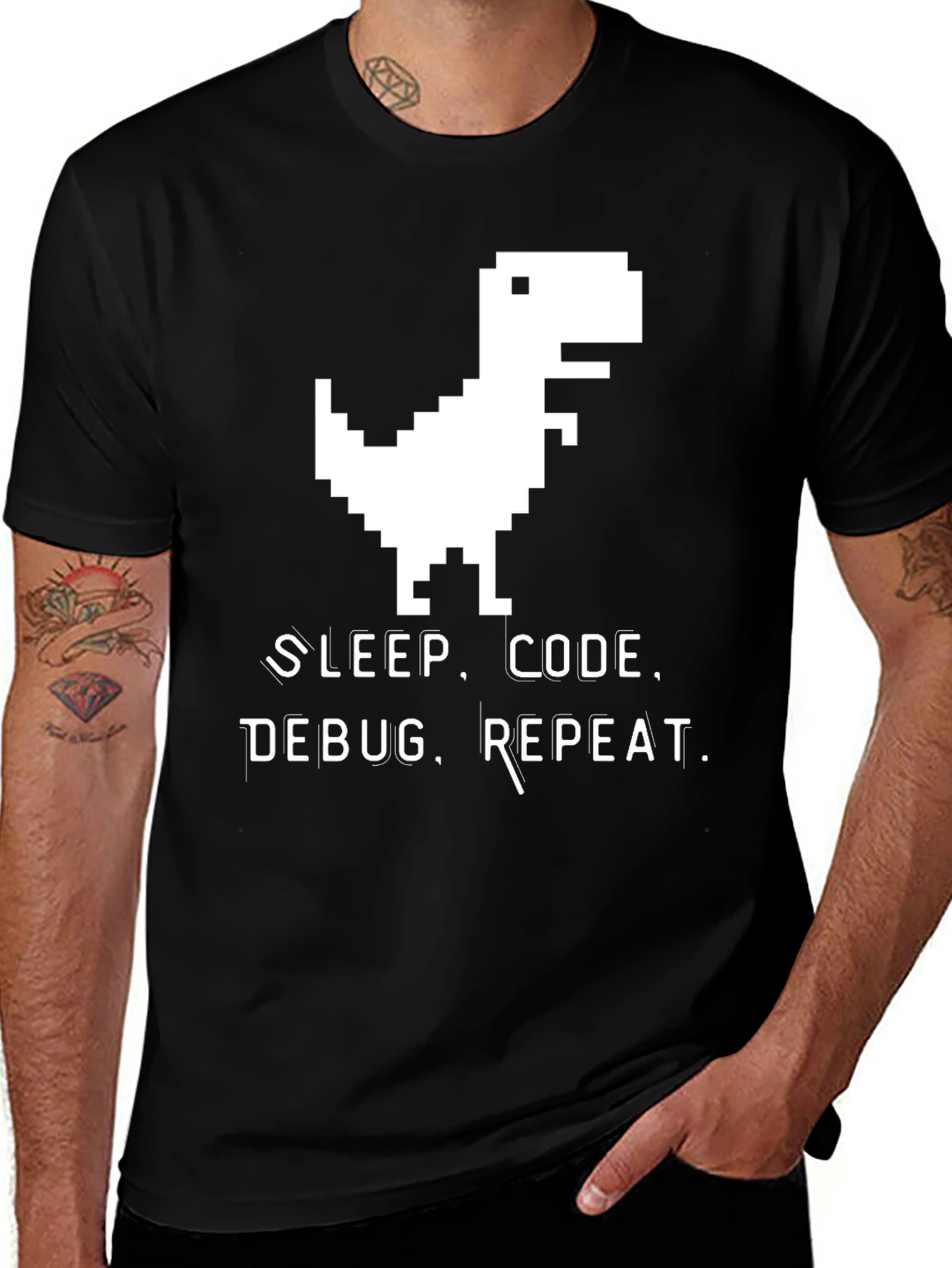 Variant 11 of Sleep Code Debug Repeat Programmer T-Shirt