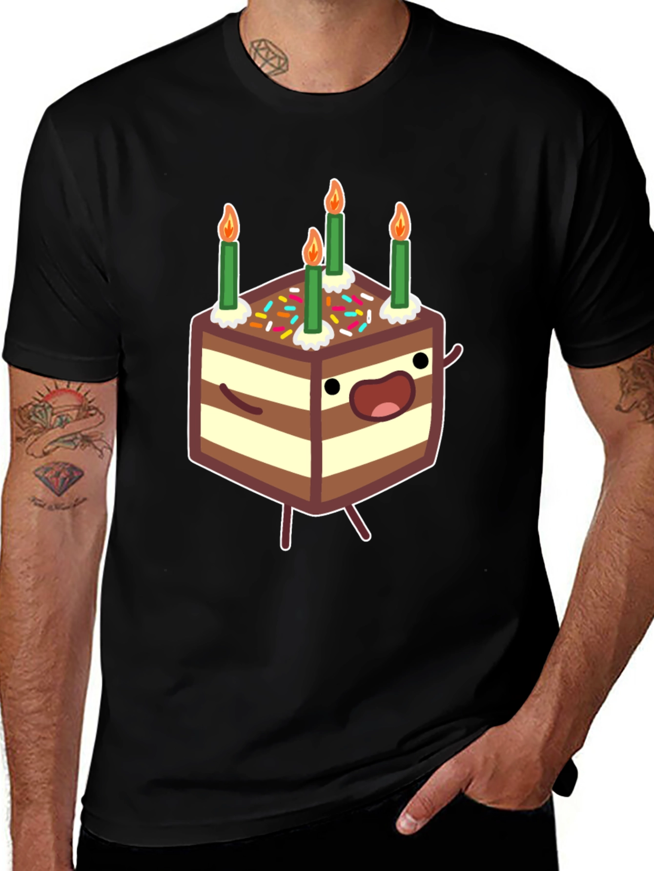 Variant 19 of Cake Slice Birthday T-Shirt