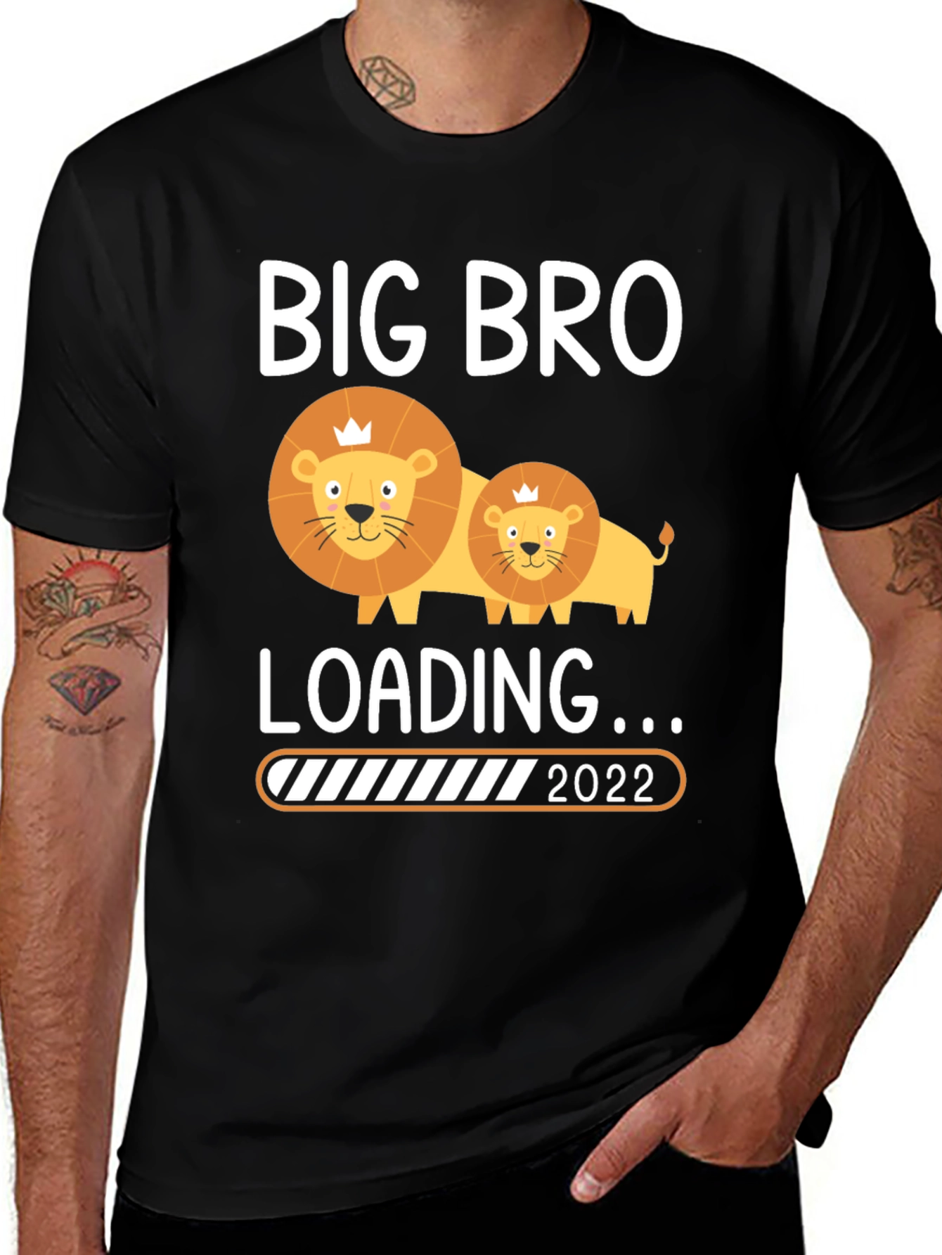 Big Bro Loading 2022 Lion Graphic Tee