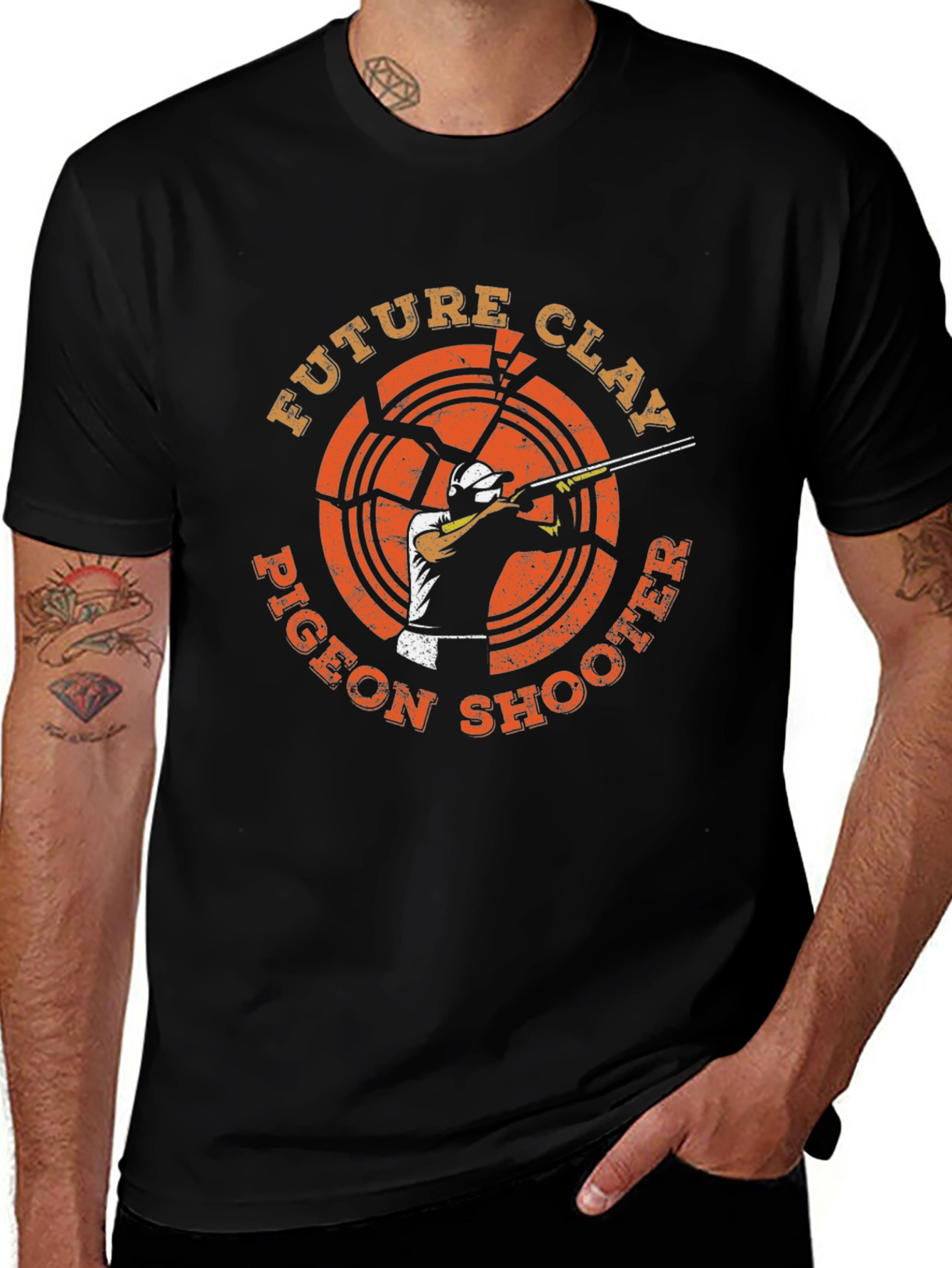 Variant 5 of Future Clay Pigeon Shooter Graphic Tee
