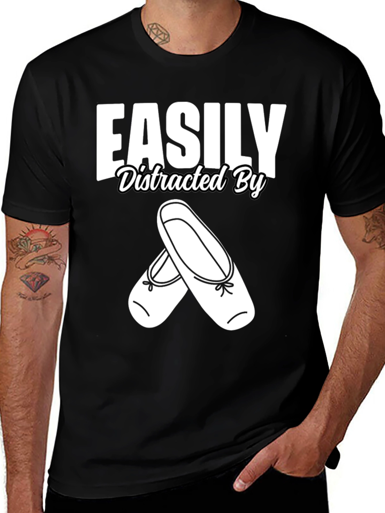 Variant 18 of Easily Distracted By Ballet T-Shirt