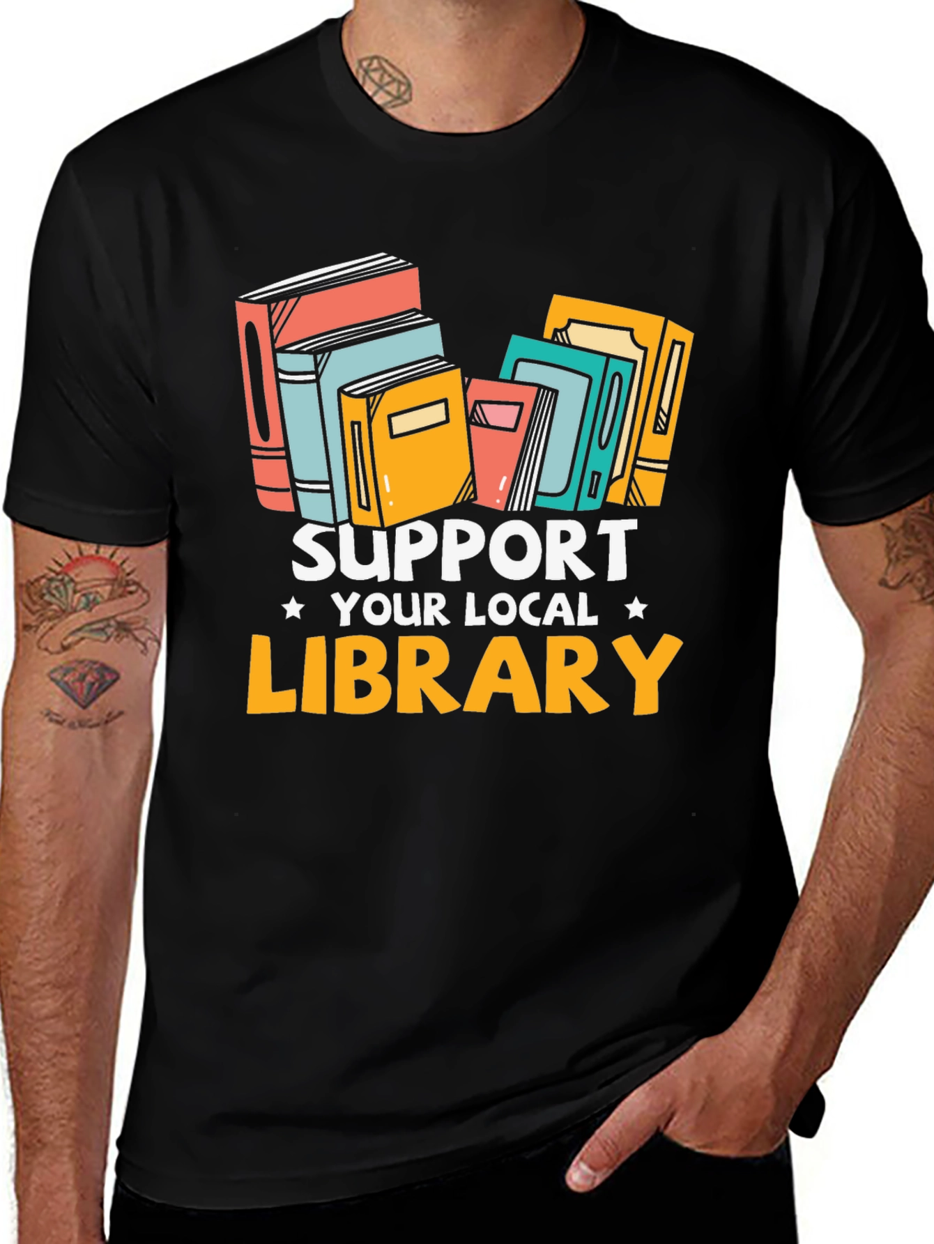 Support Your Local Library Graphic Tee
