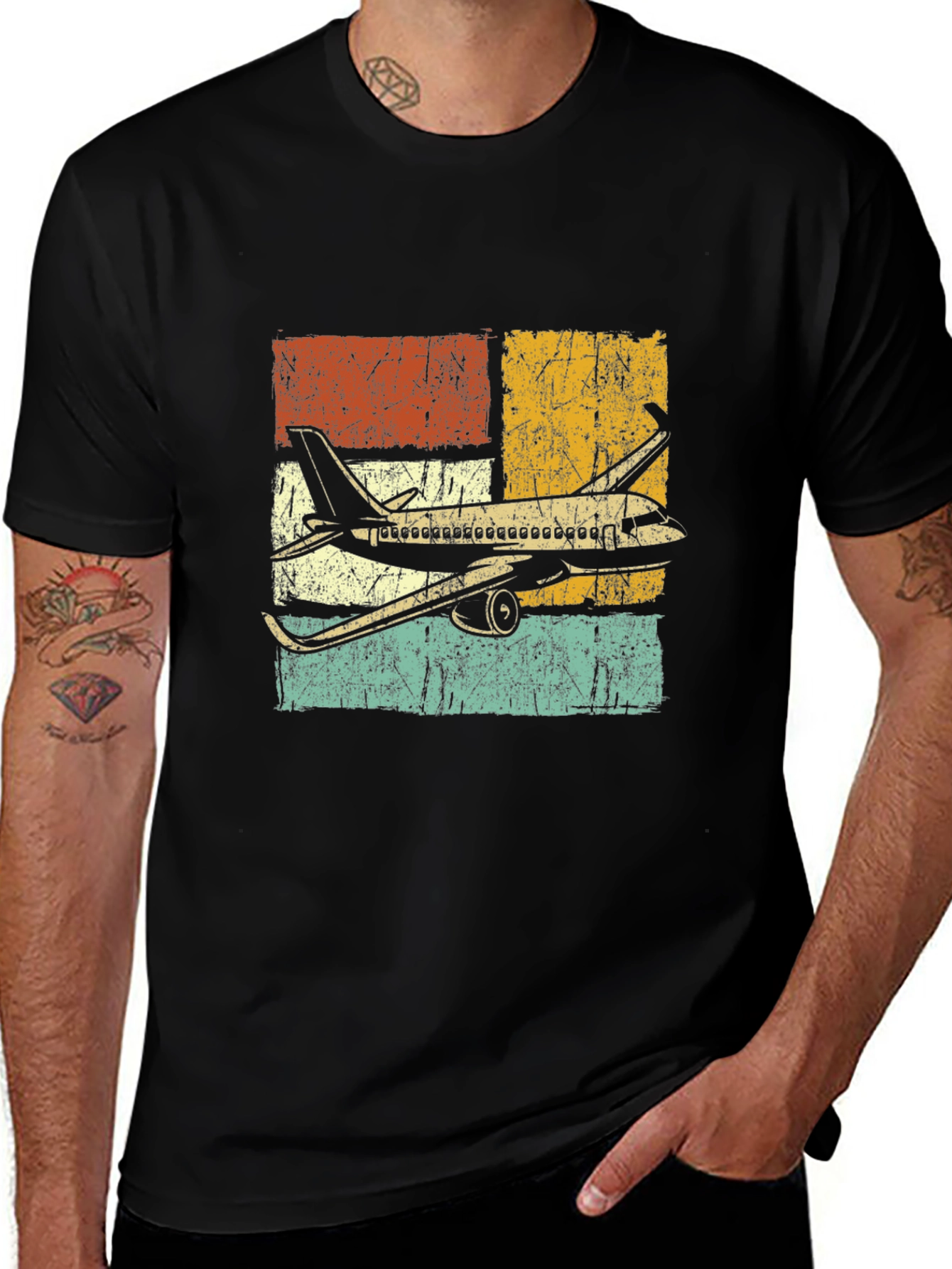 Variant 28 of Vintage Airplane T-Shirt - Retro Style