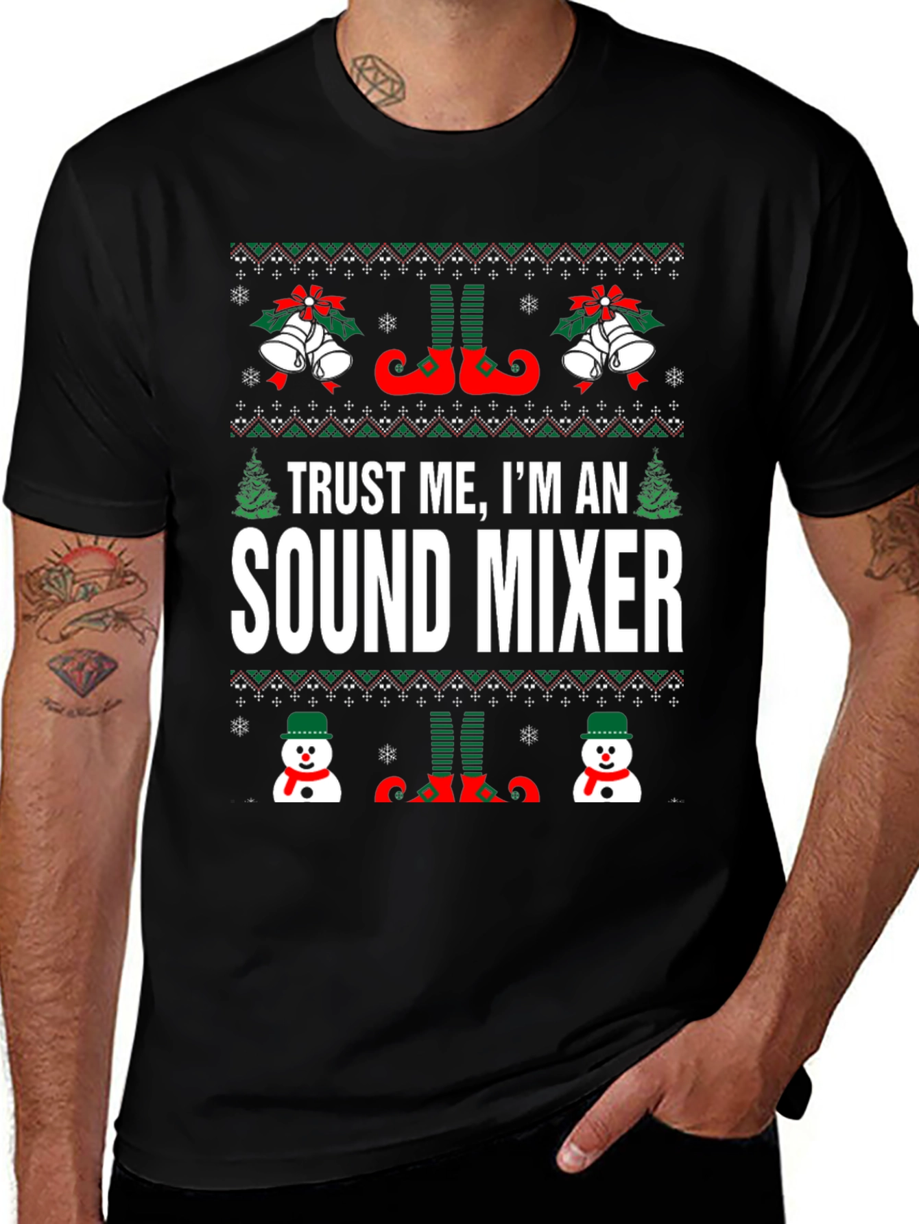 Sound Mixer Christmas T-Shirt