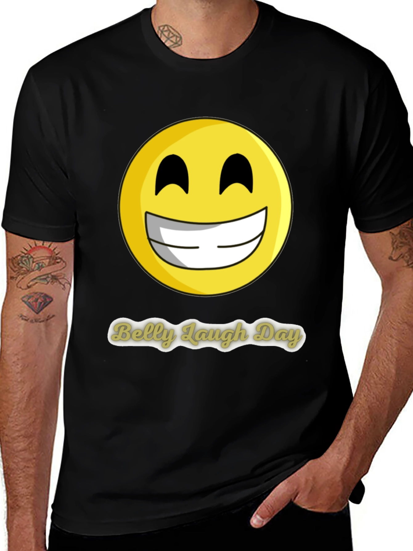 Belly Laugh Day T-Shirt - Smiley Face