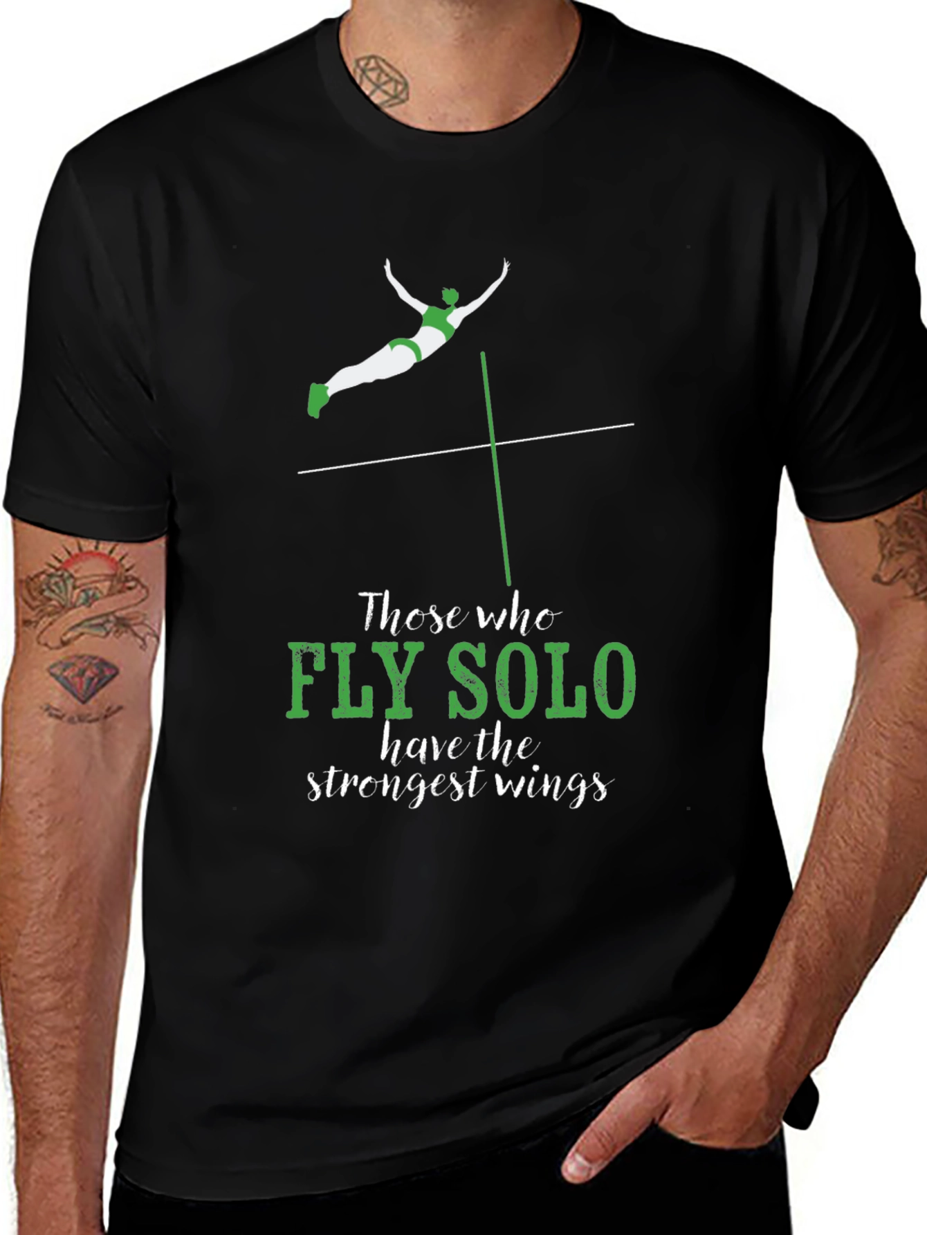 Variant 11 of Fly Solo Strongest Wings Graphic T-Shirt