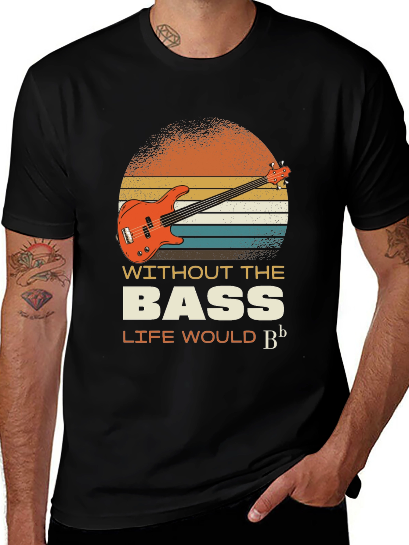 Variant 12 of Bass Guitar T-Shirt - Music Lover Tee