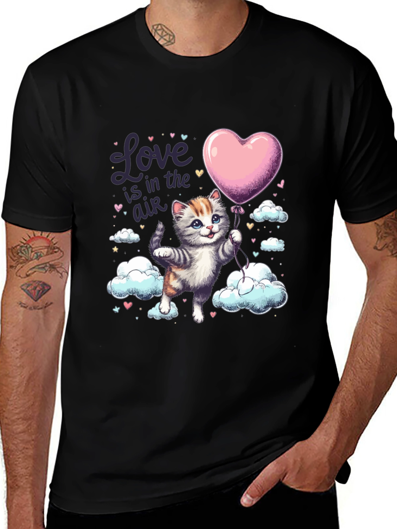 Variant 14 of Love is in the Air Kitten T-Shirt
