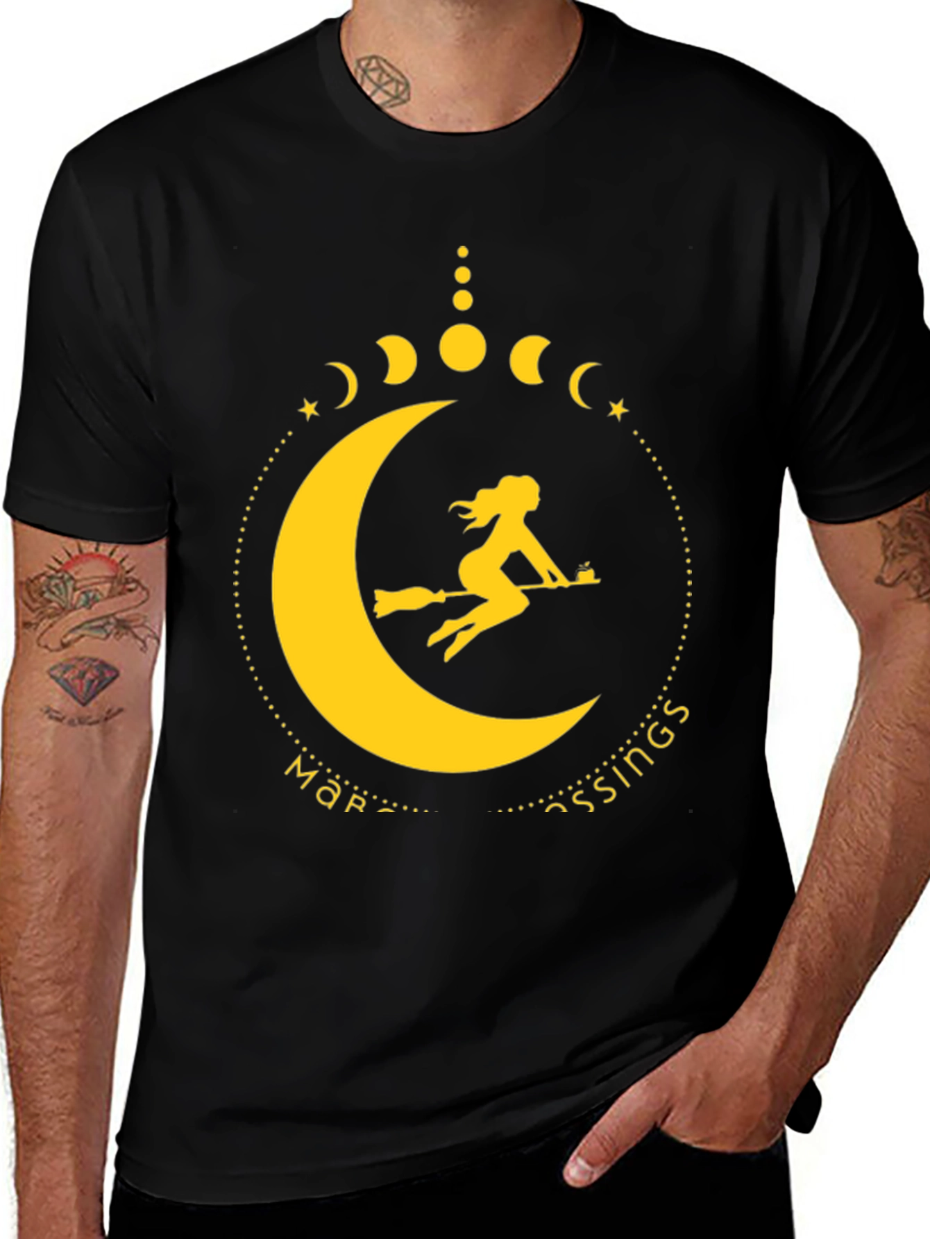 Variant 29 of Witch Moon Blessings Graphic Tee - Stylish & Unique!