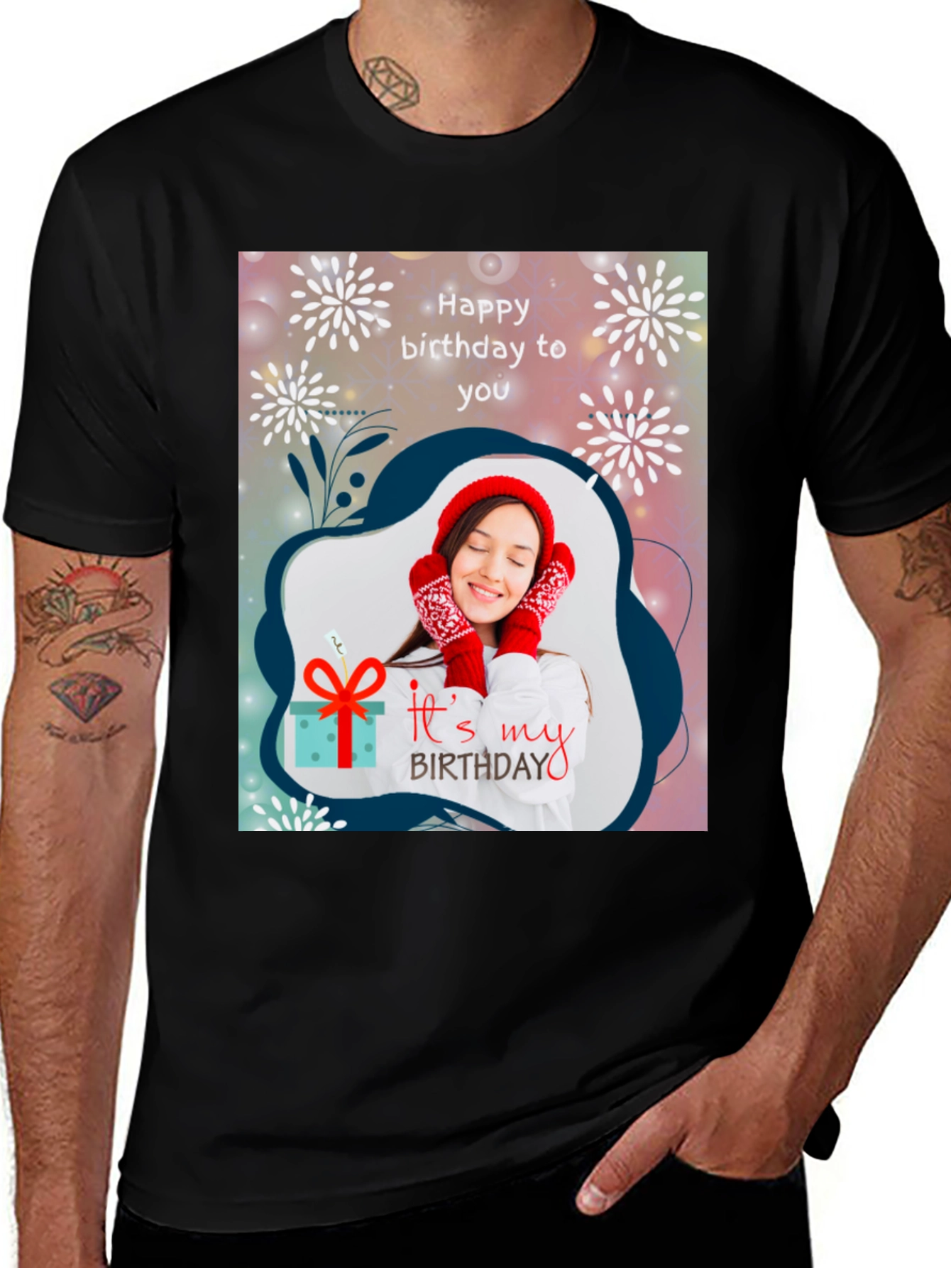 Birthday Theme Graphic T-Shirt - Soft Cotton Tee