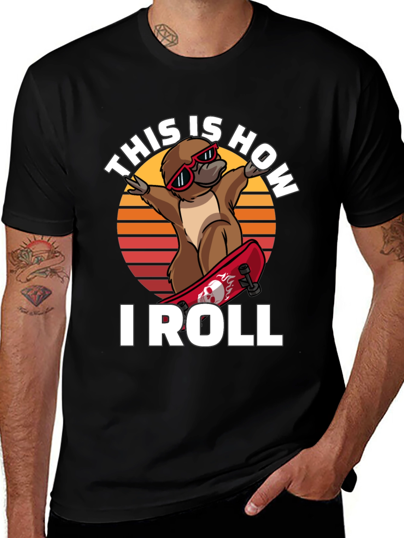 Variant 20 of This Is How I Roll Platypus T-Shirt