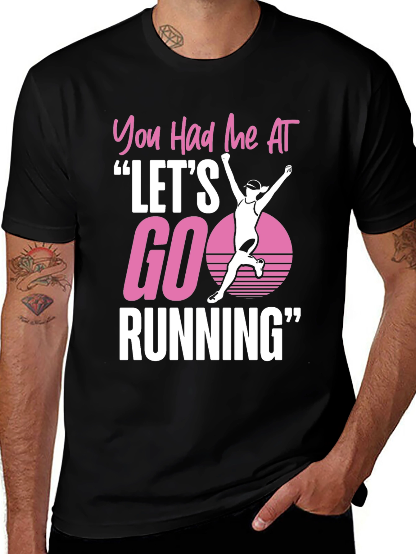 Variant 9 of Let's Go Running T-Shirt