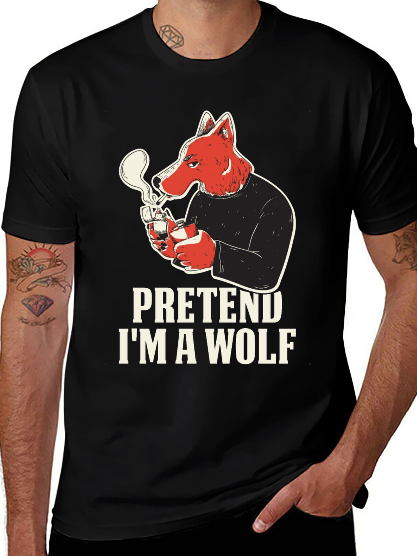 Variant 20 of Pretend I'm A Wolf Graphic Tee