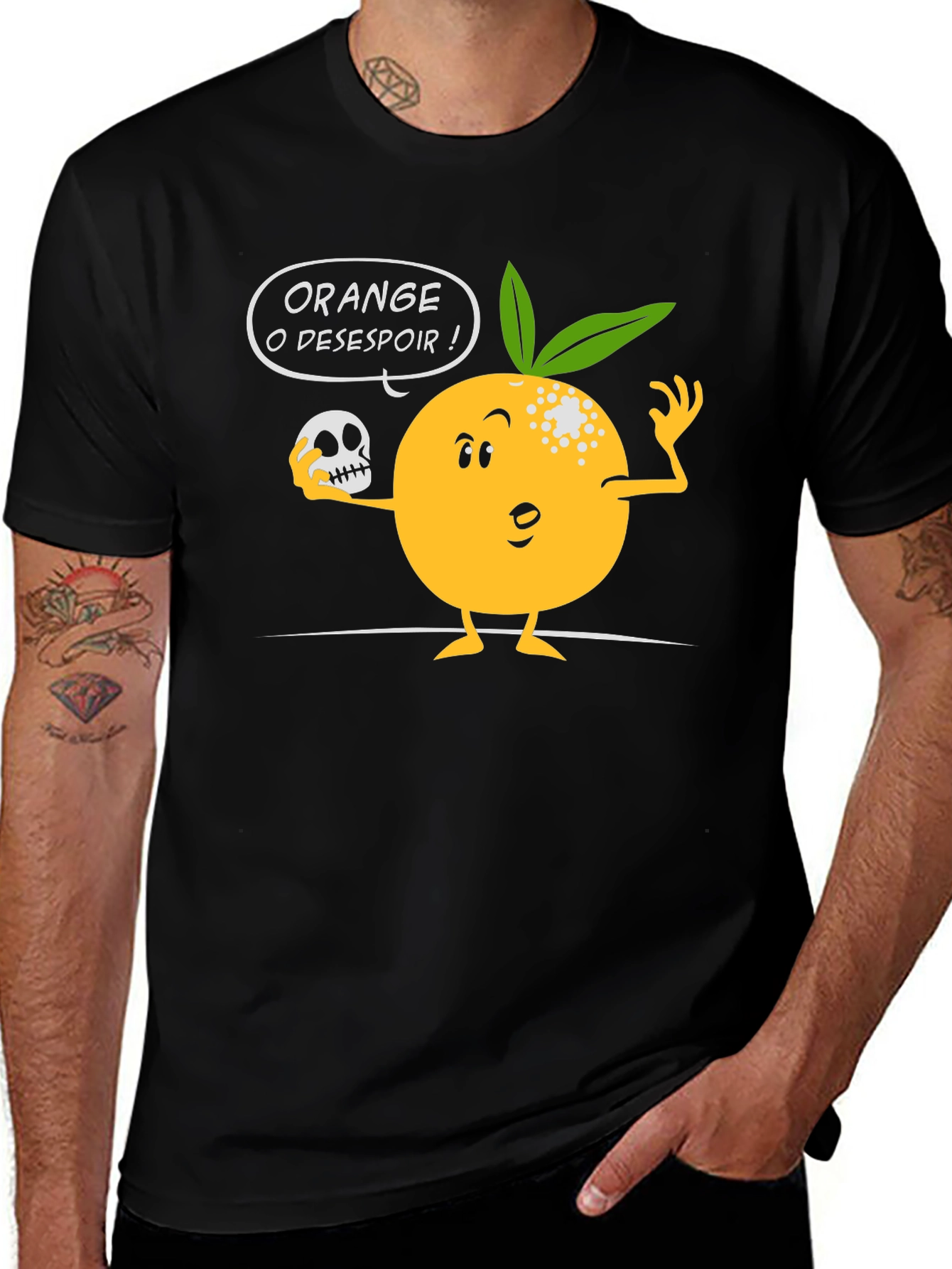 Variant 15 of Orange O Desespoir Graphic Tee