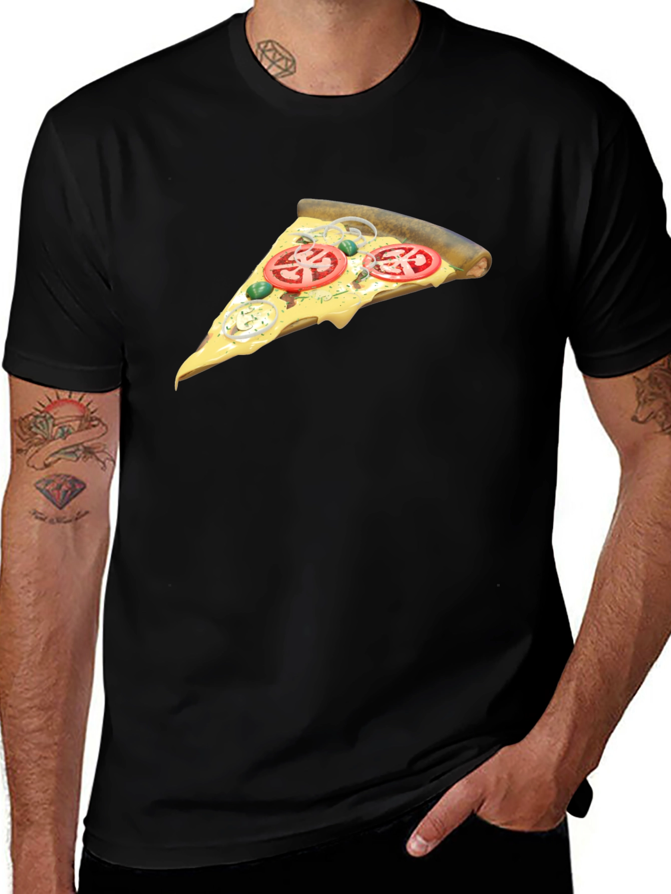 Variant 22 of Pizza Slice Graphic T-Shirt - Unisex Casual Tee