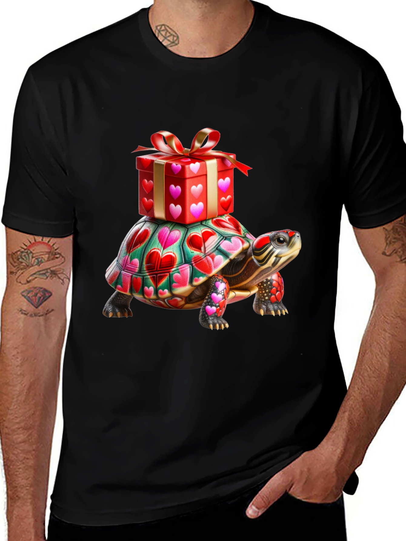 Variant 3 of Turtle Valentine T-Shirt