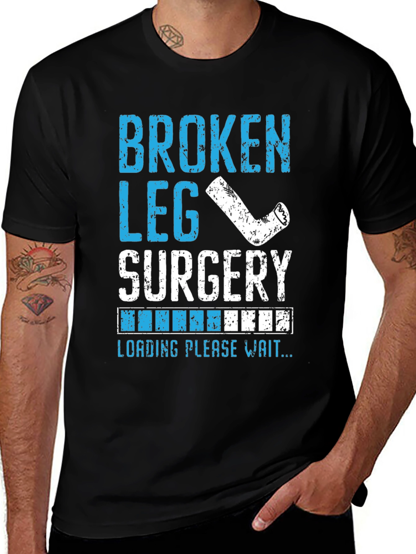 Variant 20 of Broken Leg Surgery Loading T-Shirt