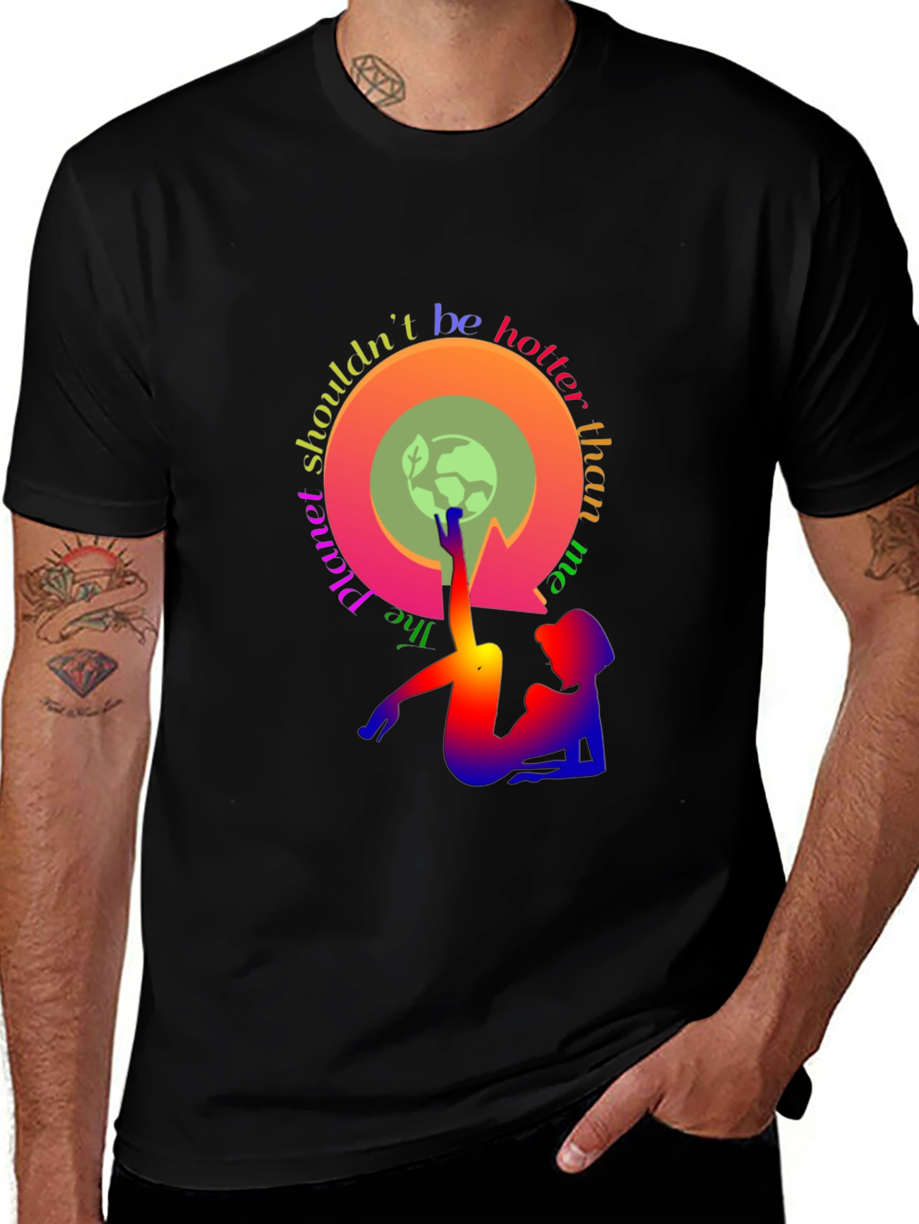 Variant 13 of Planet Heat Rainbow T-Shirt