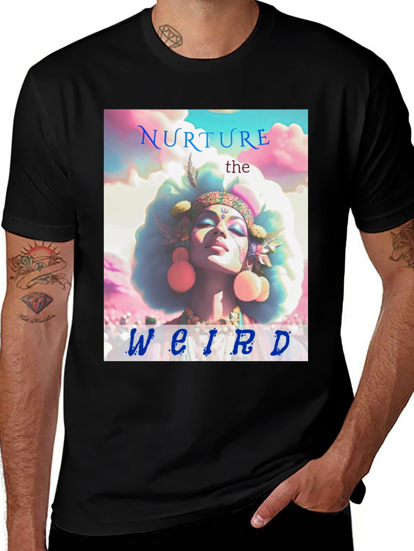Variant 30 of Nurture the Weird Graphic T-Shirt - Unisex