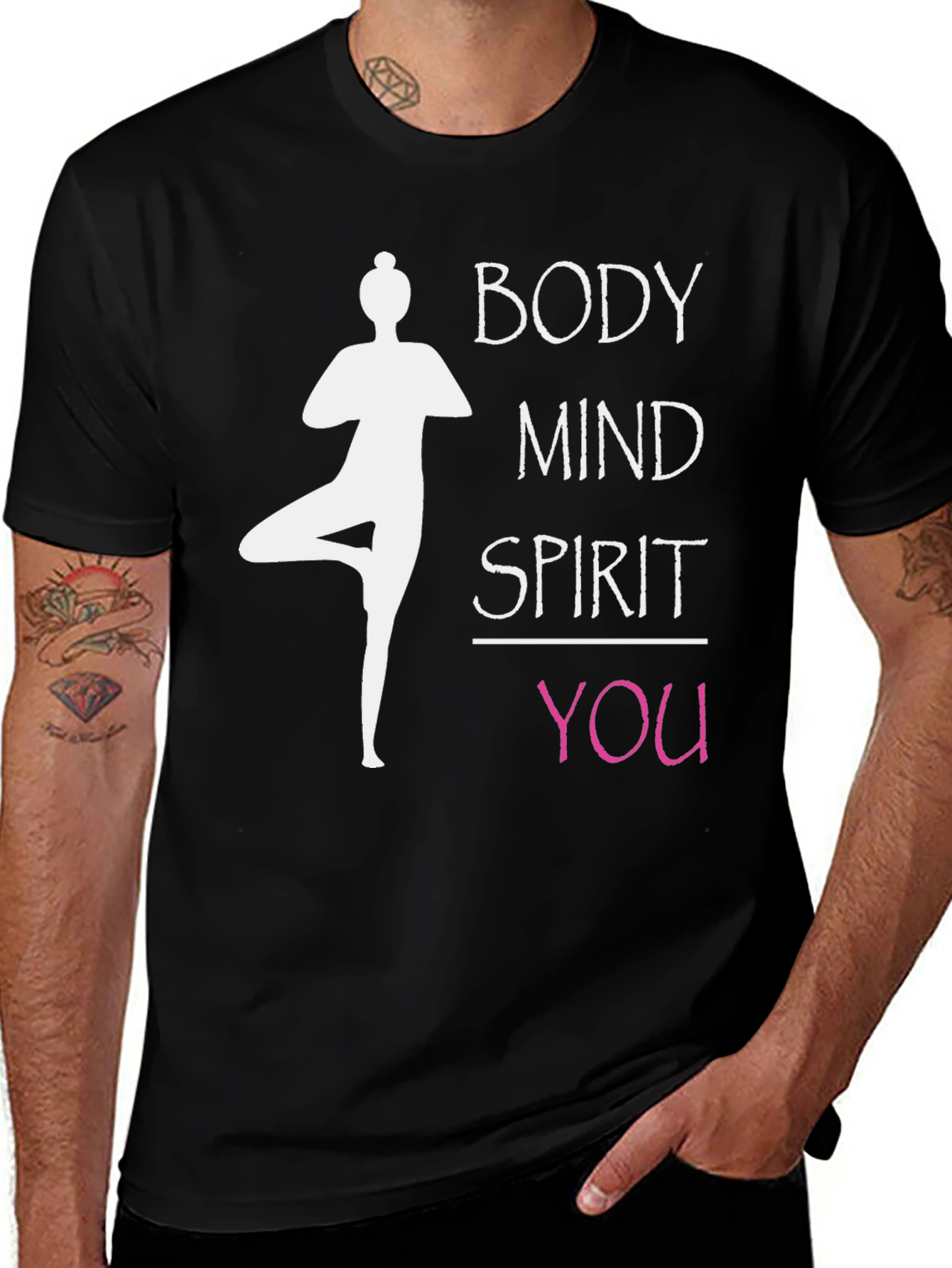 Variant 15 of Body Mind Spirit You Yoga Graphic T-Shirt