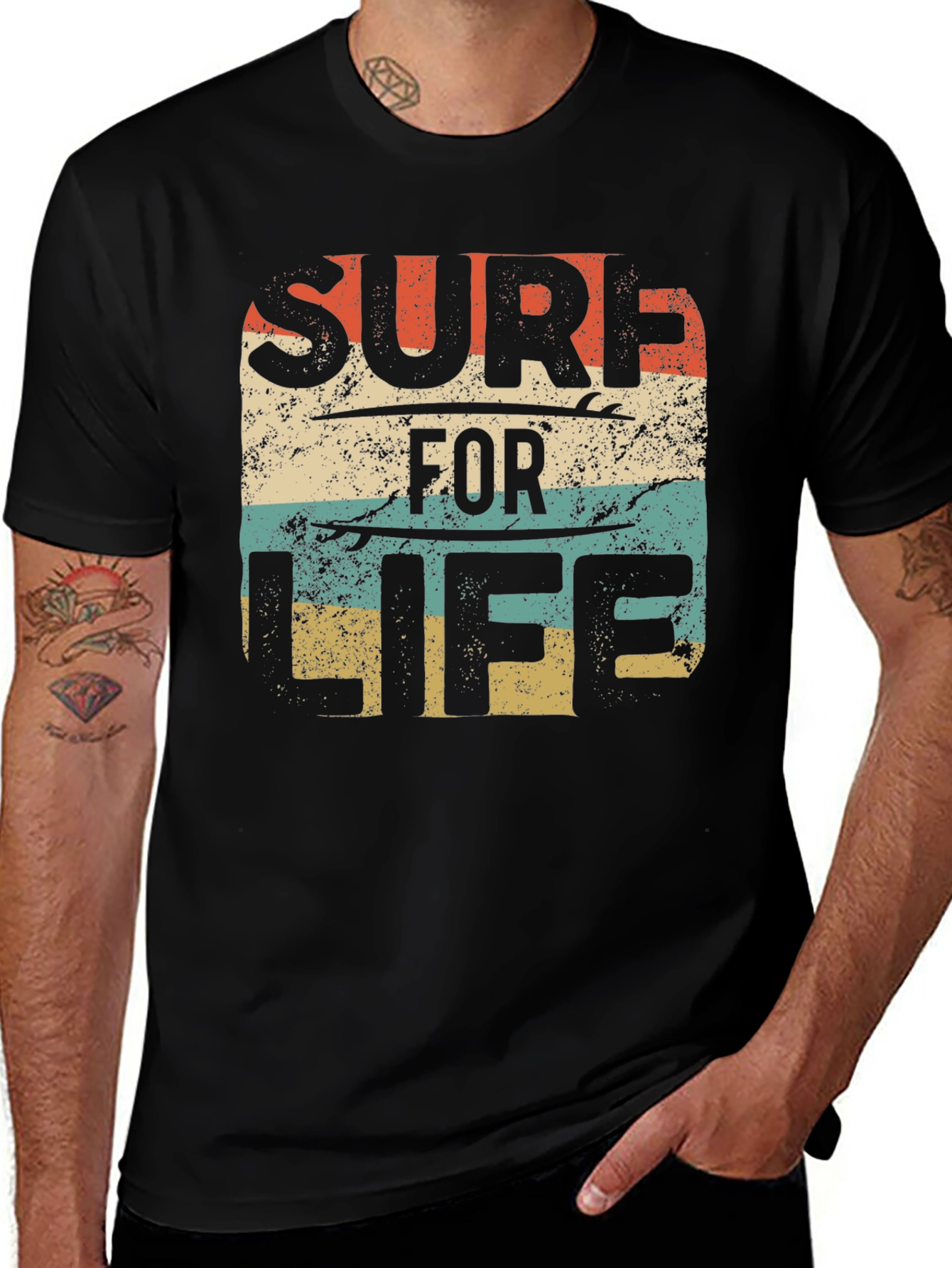 Variant 15 of Vintage Surf For Life T-Shirt