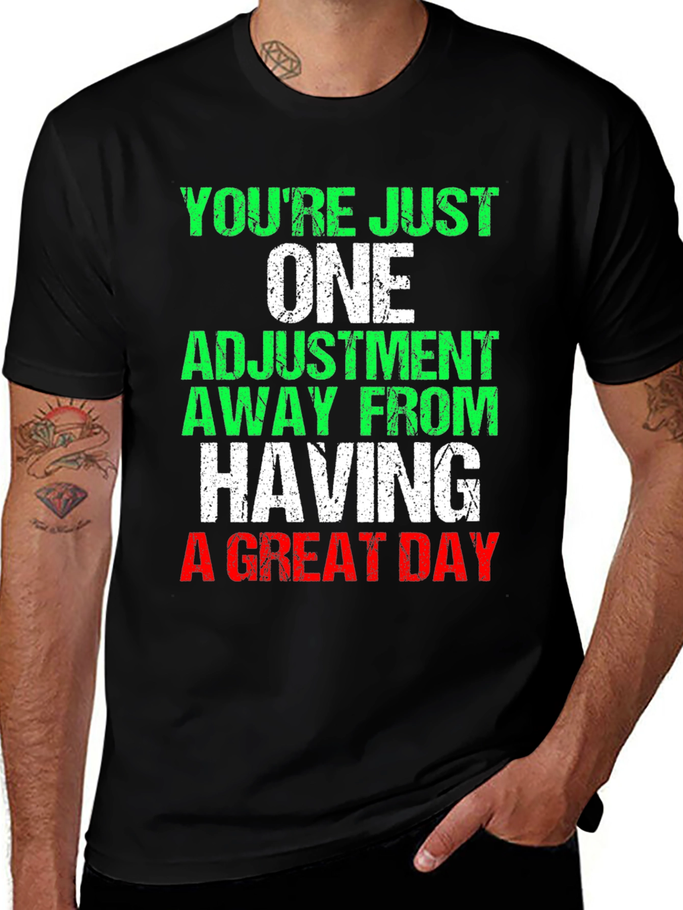 Variant 21 of Adjustment Away From Great Day T-Shirt