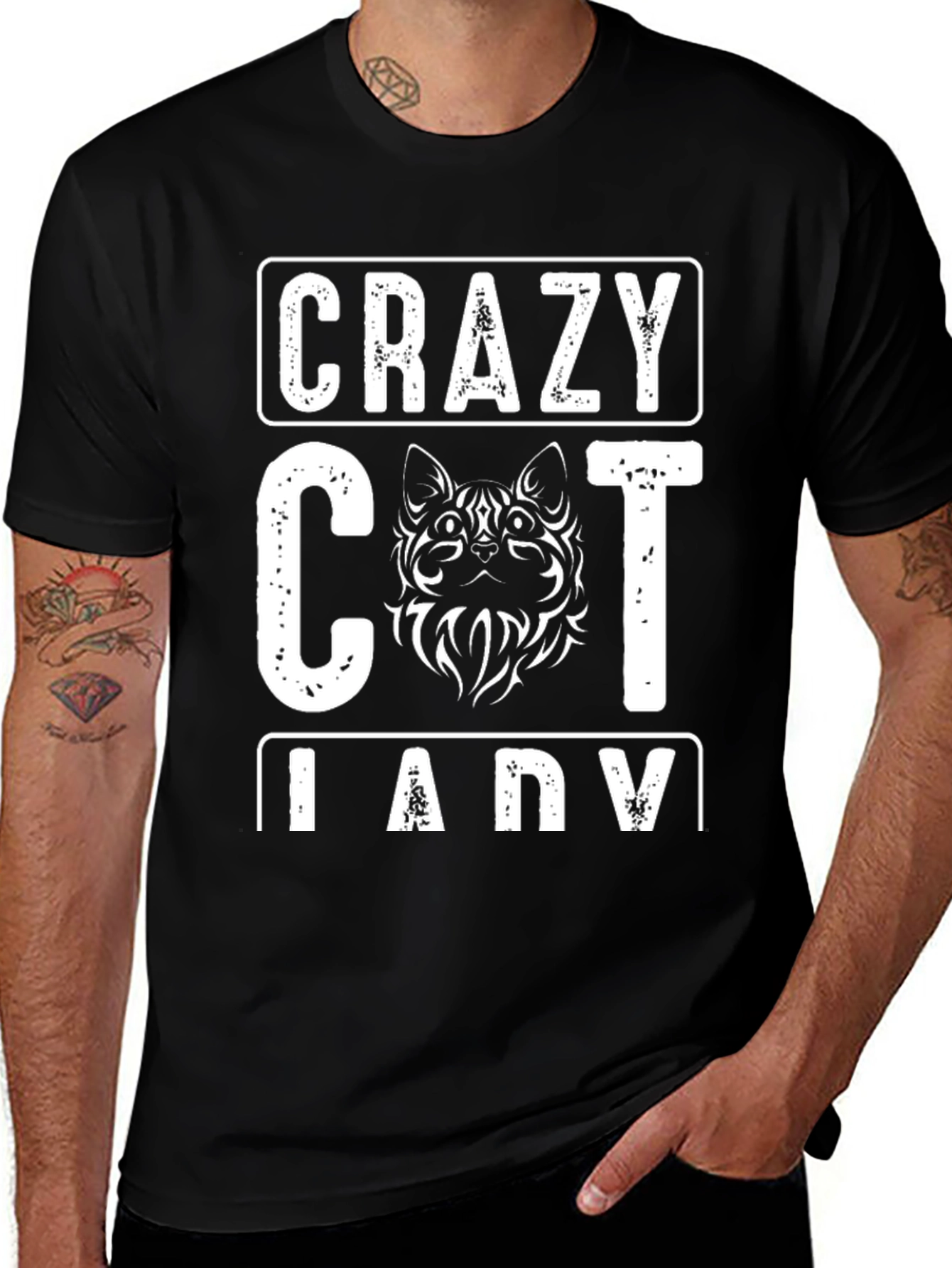 Variant 25 of Crazy Cat Lady T-Shirt - Novelty Graphic Tee