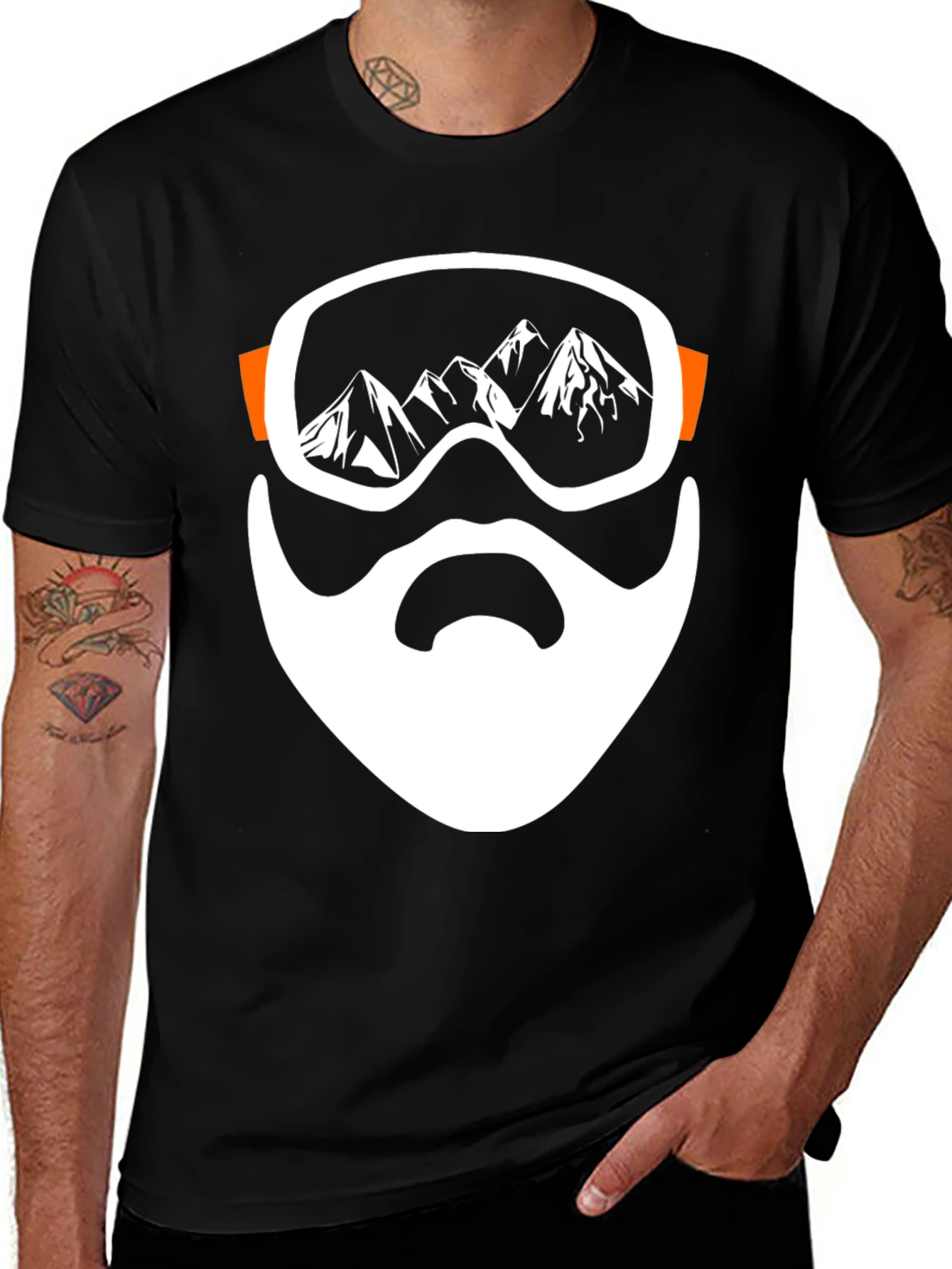 Variant 20 of Mountain Beard Graphic Tee