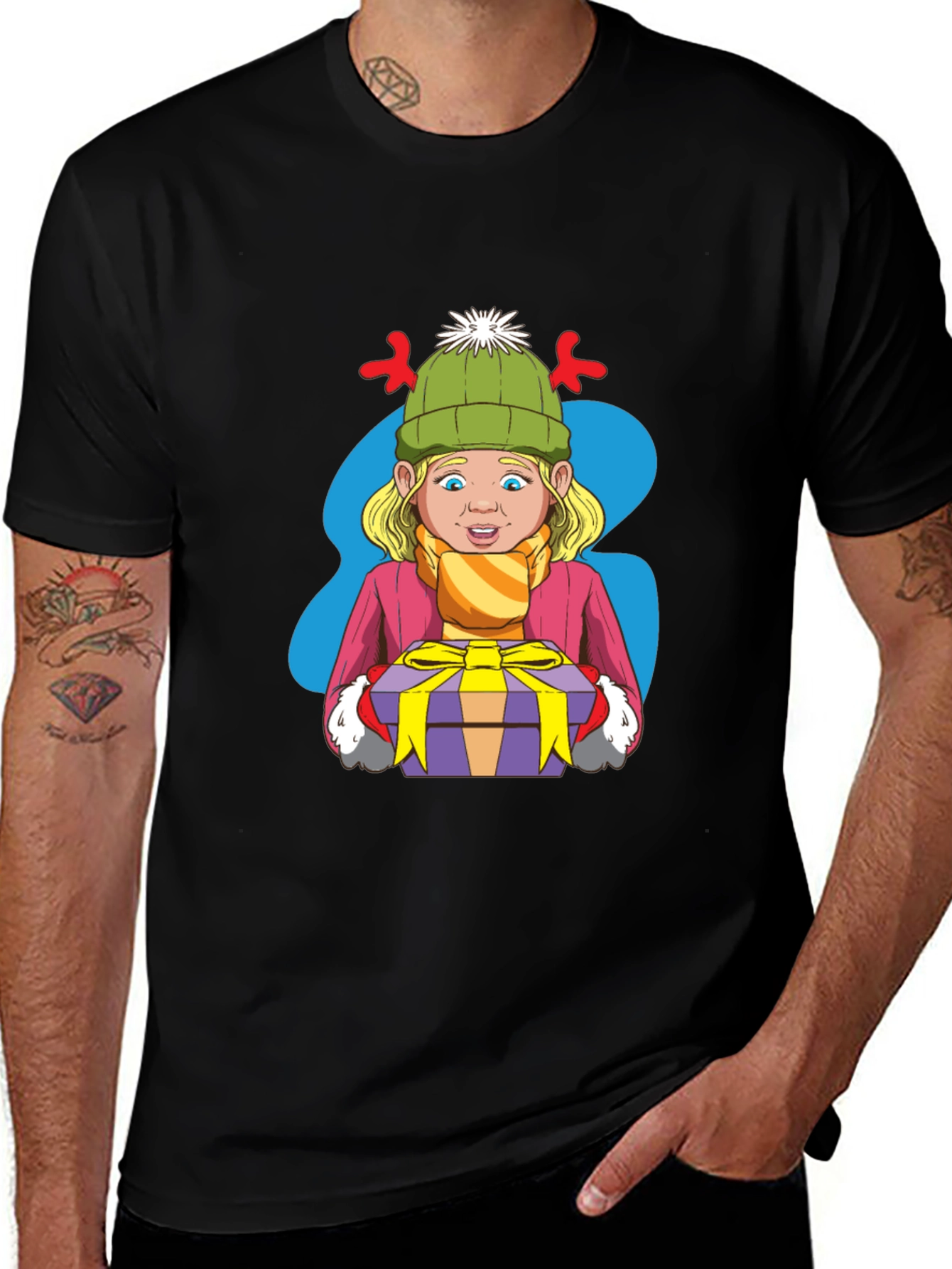 Variant 11 of Festive Cartoon Graphic Tee
