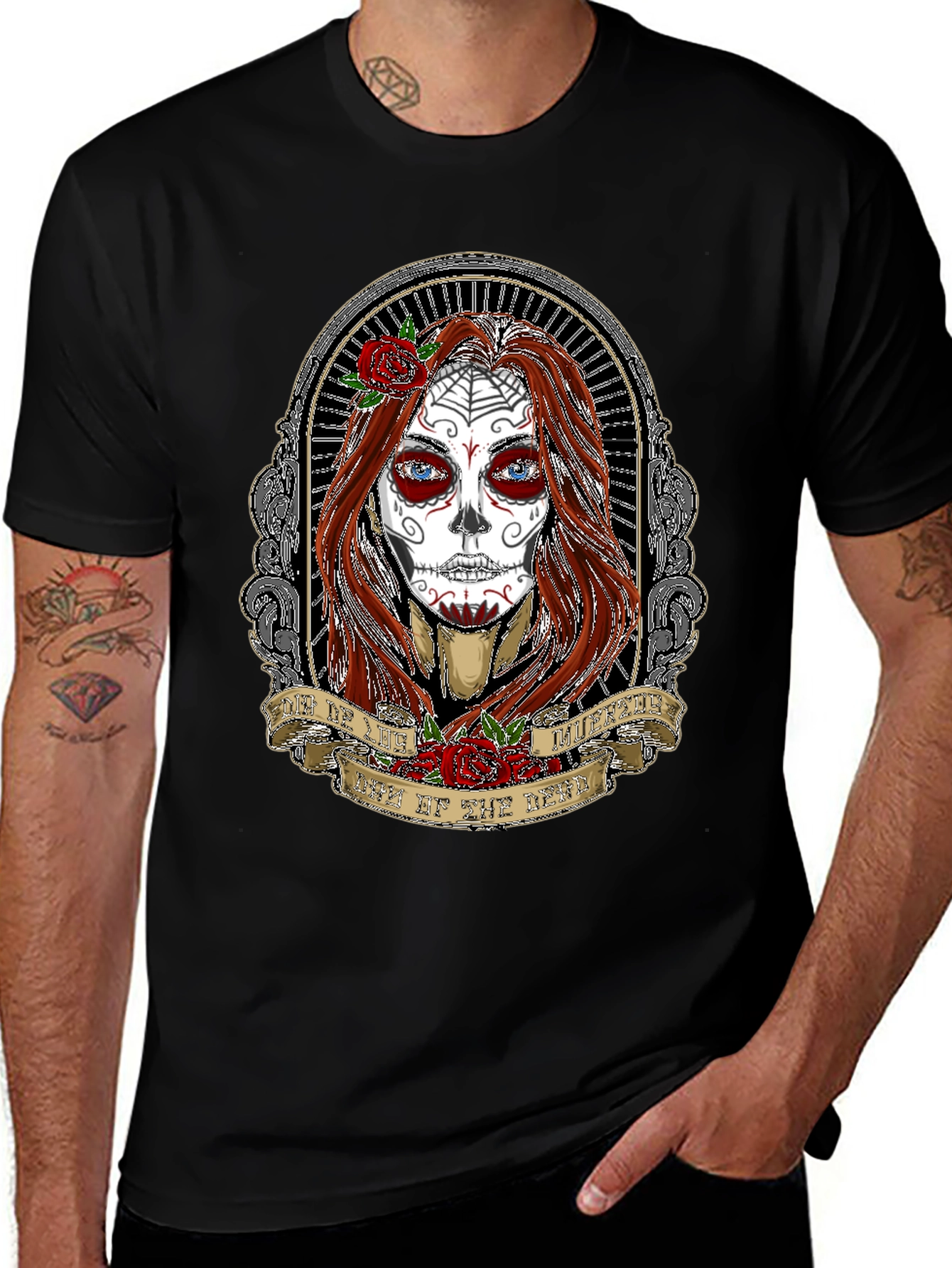 Day of the Dead Woman's Portrait T-Shirt