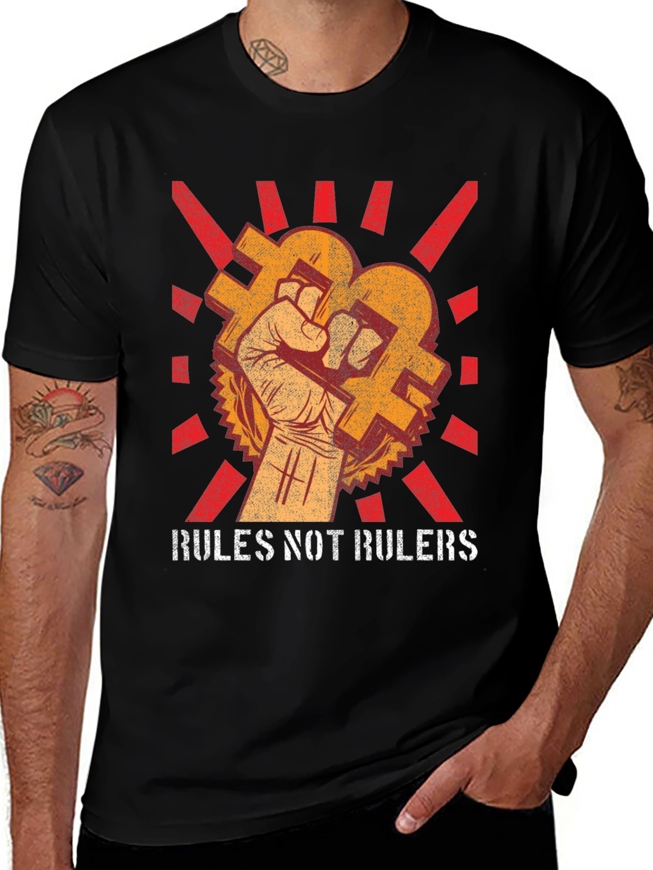 Variant 24 of Rules Not Rulers Graphic T-Shirt