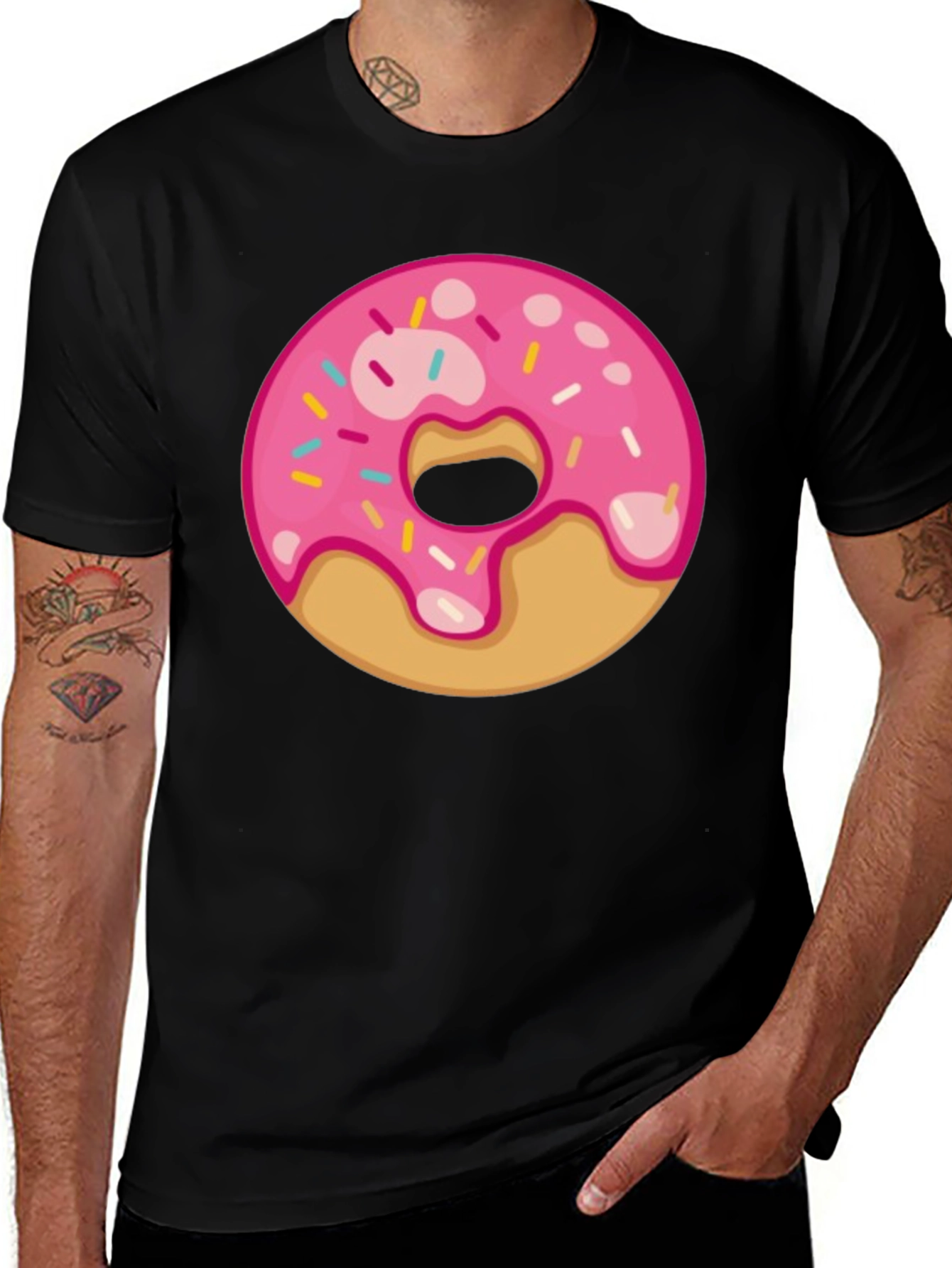 Variant 17 of Donut Graphic T-Shirt - Sweet Treat Tee