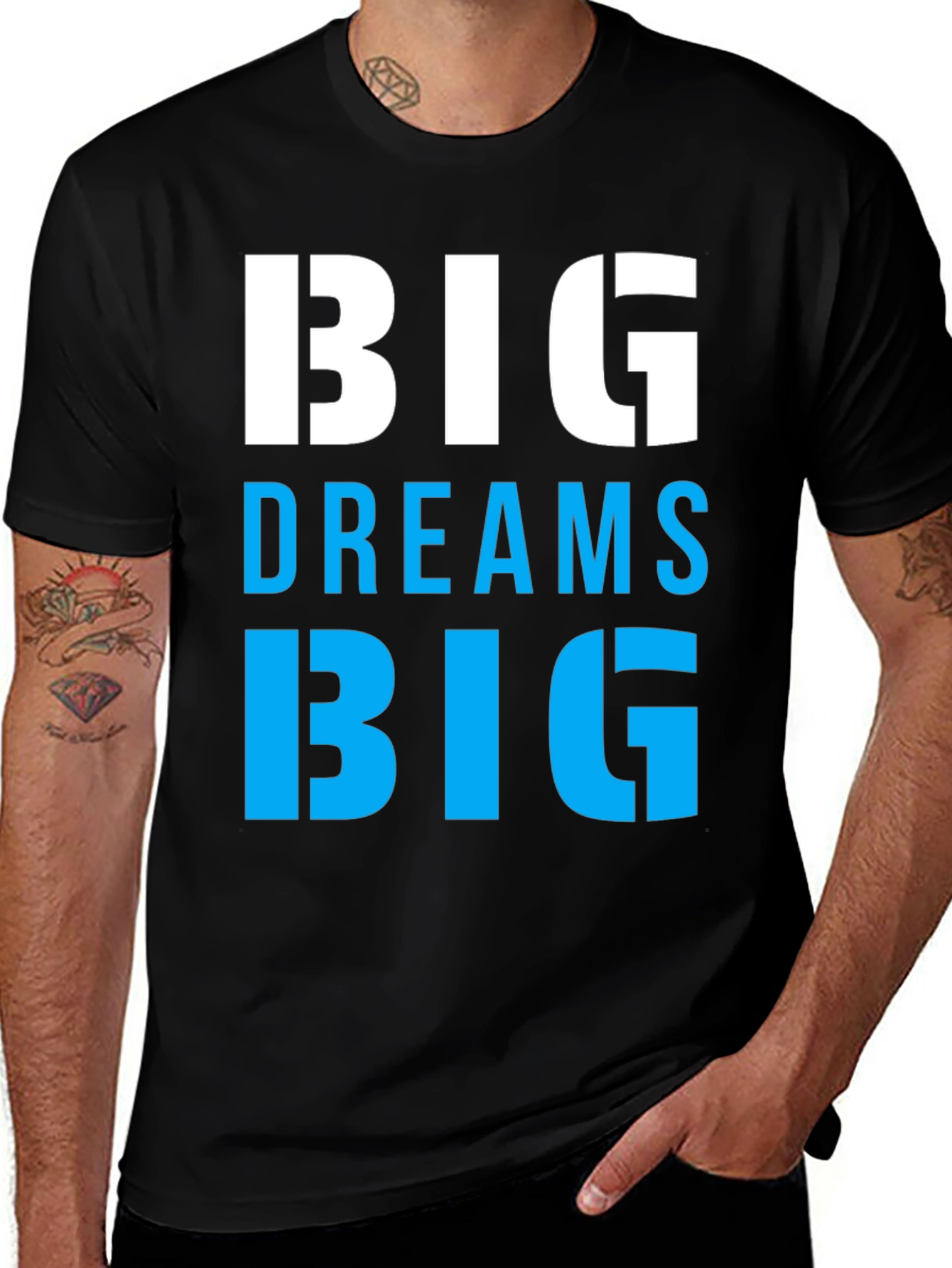 Variant 5 of Big Dreams Big T-Shirt Motivation Tee