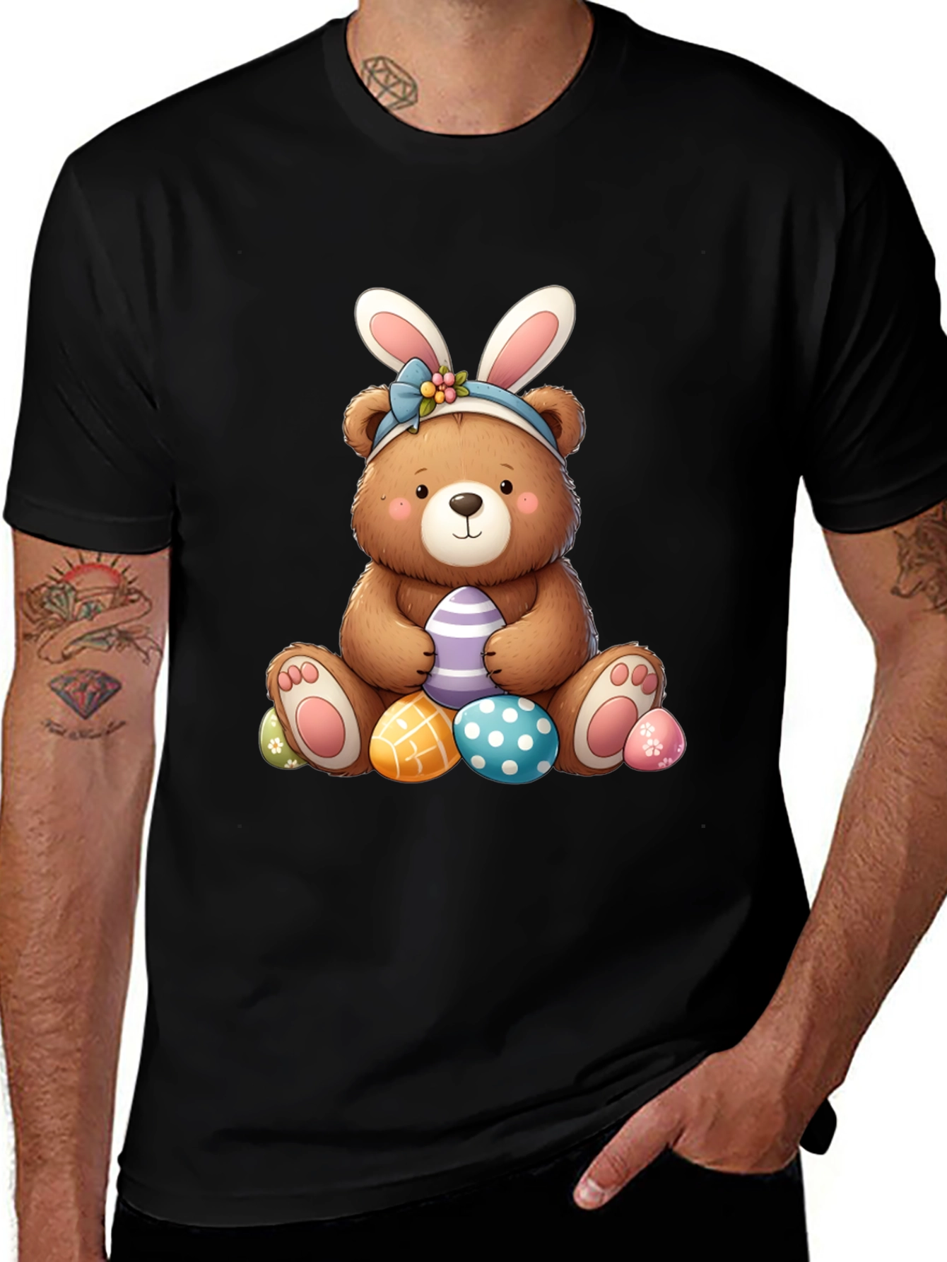 Easter Bear T-Shirt - Cute Holiday Apparel