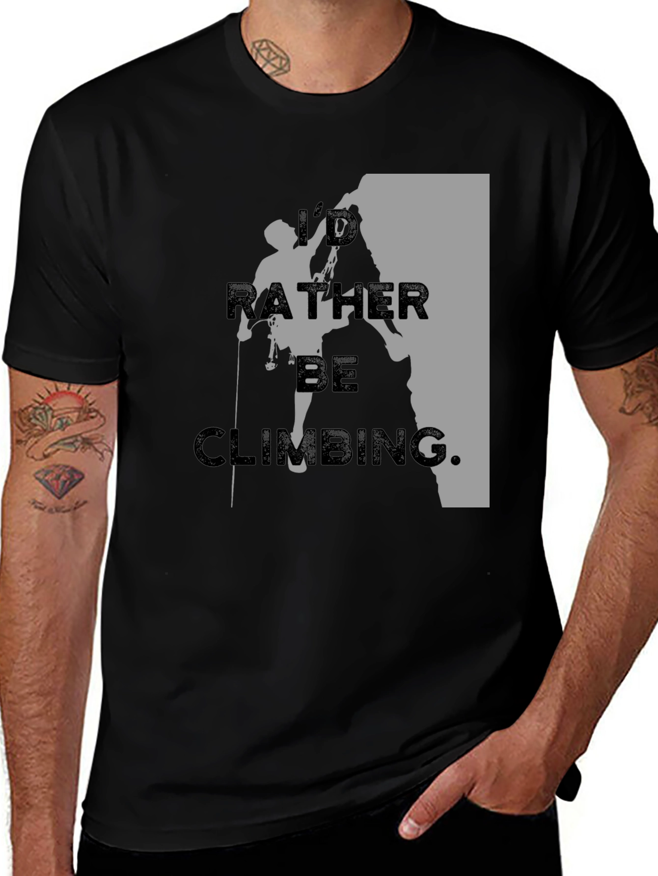 Climbing T-Shirt - I'd Rather Be Climbing