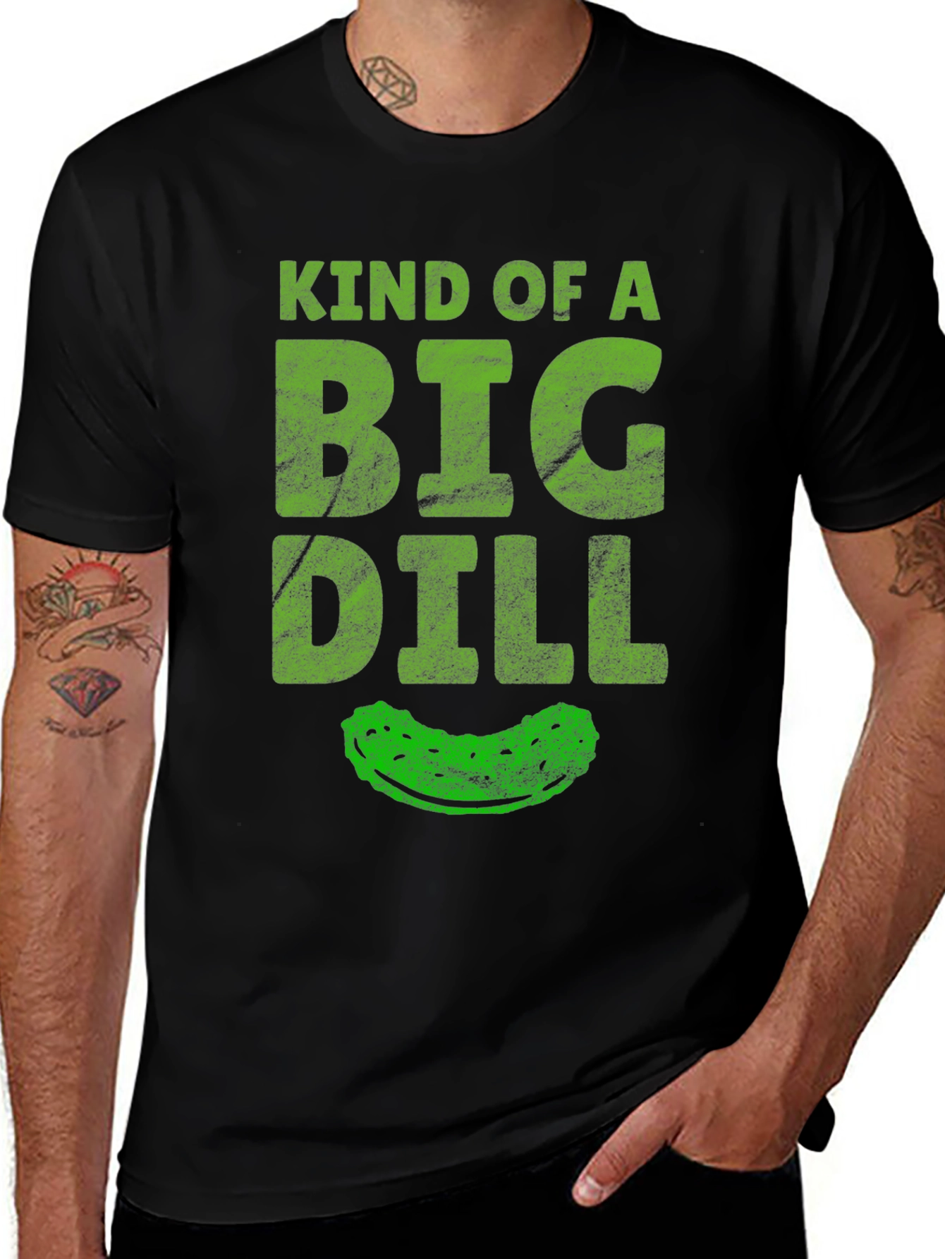 Variant 29 of Kind of a Big Dill T-Shirt - Funny Pickle Tee