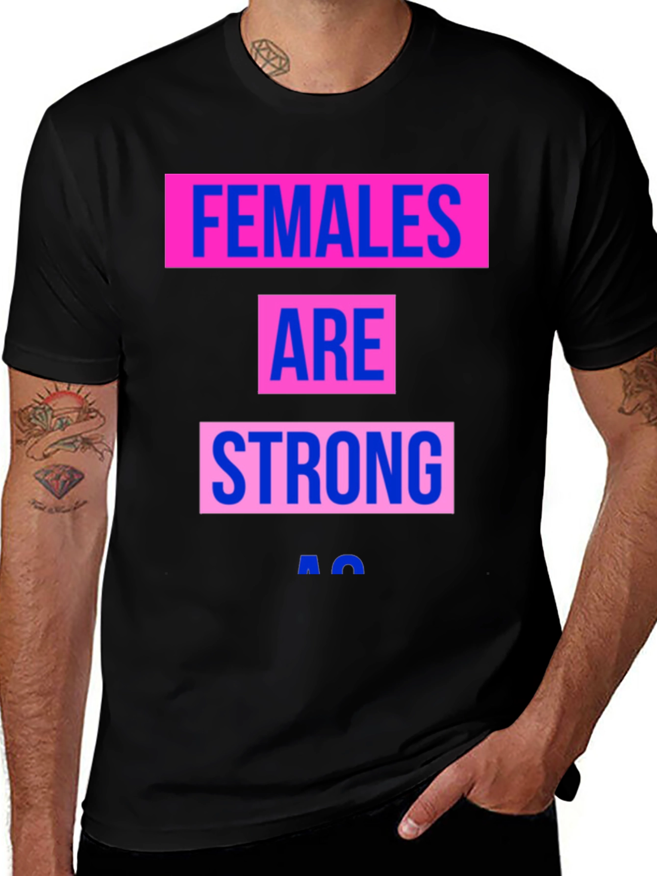 Variant 5 of Females Are Strong T-Shirt - Empowering Graphic Tee