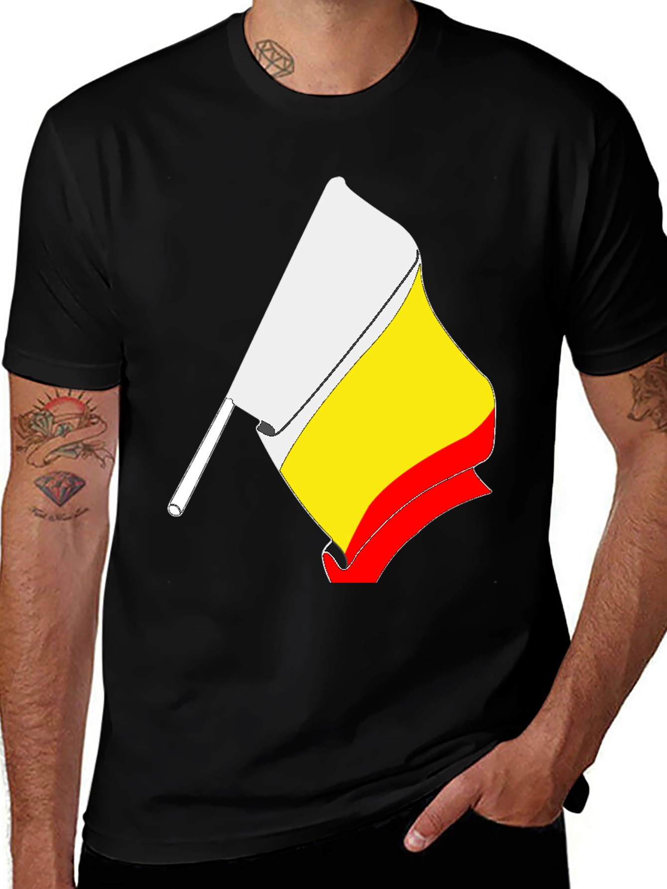 Variant 12 of Flag Graphic T-Shirt - Bold Design