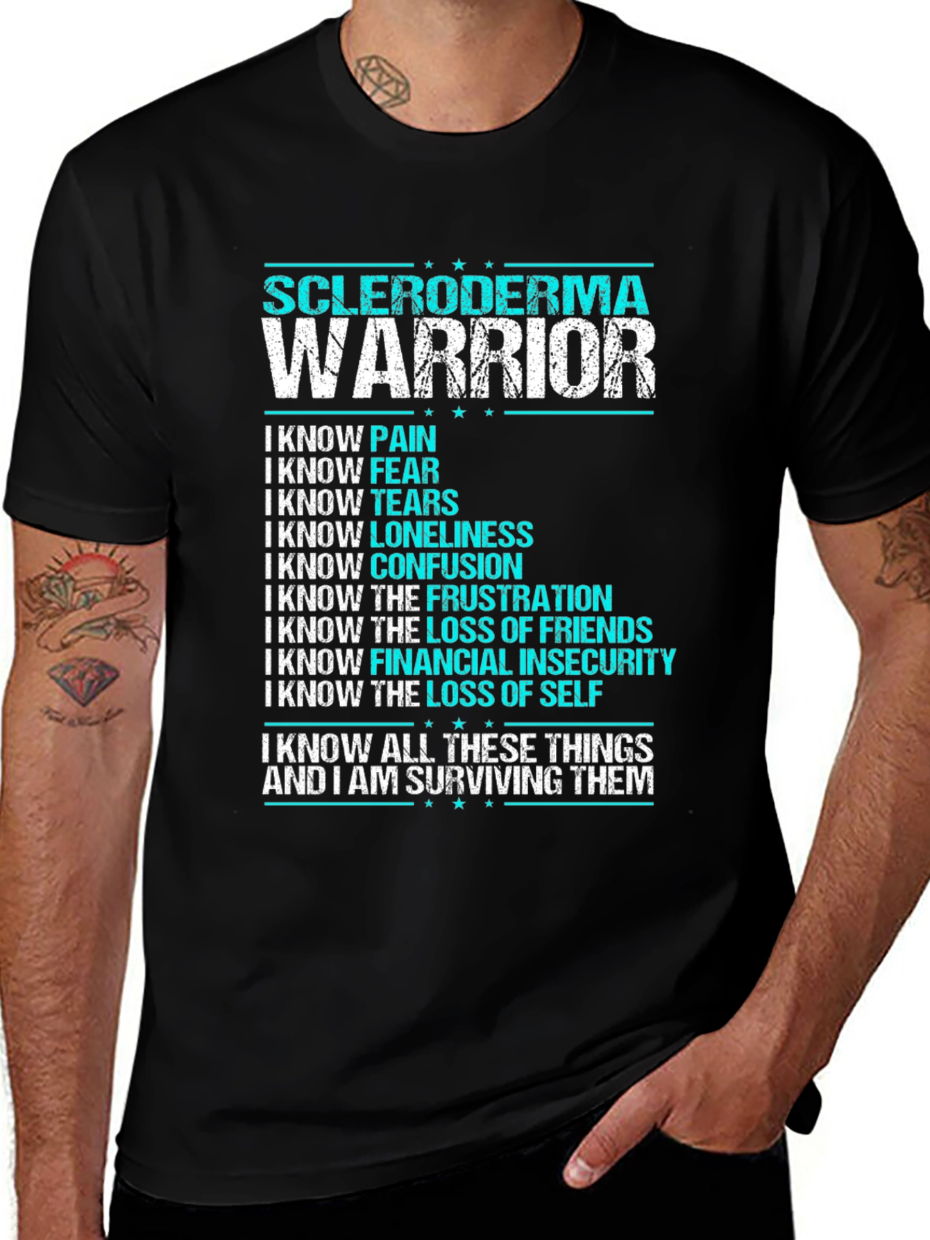 Scleroderma Warrior Awareness T-Shirt