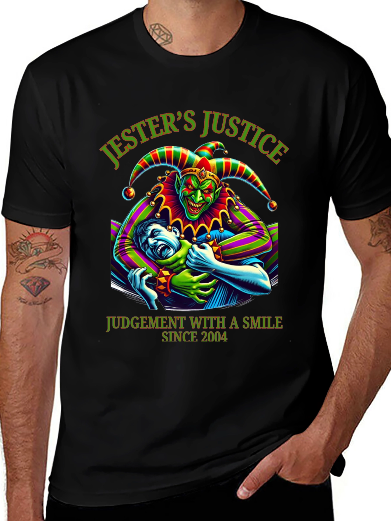 Variant 18 of Jester's Justice Graphic Tee