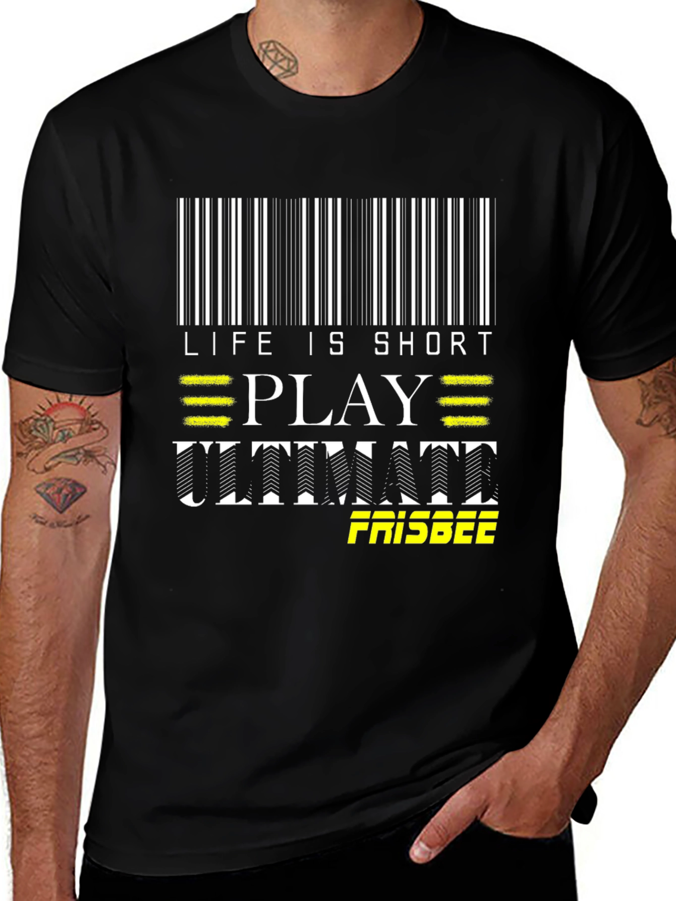 Life is Short, Play Ultimate Frisbee T-Shirt