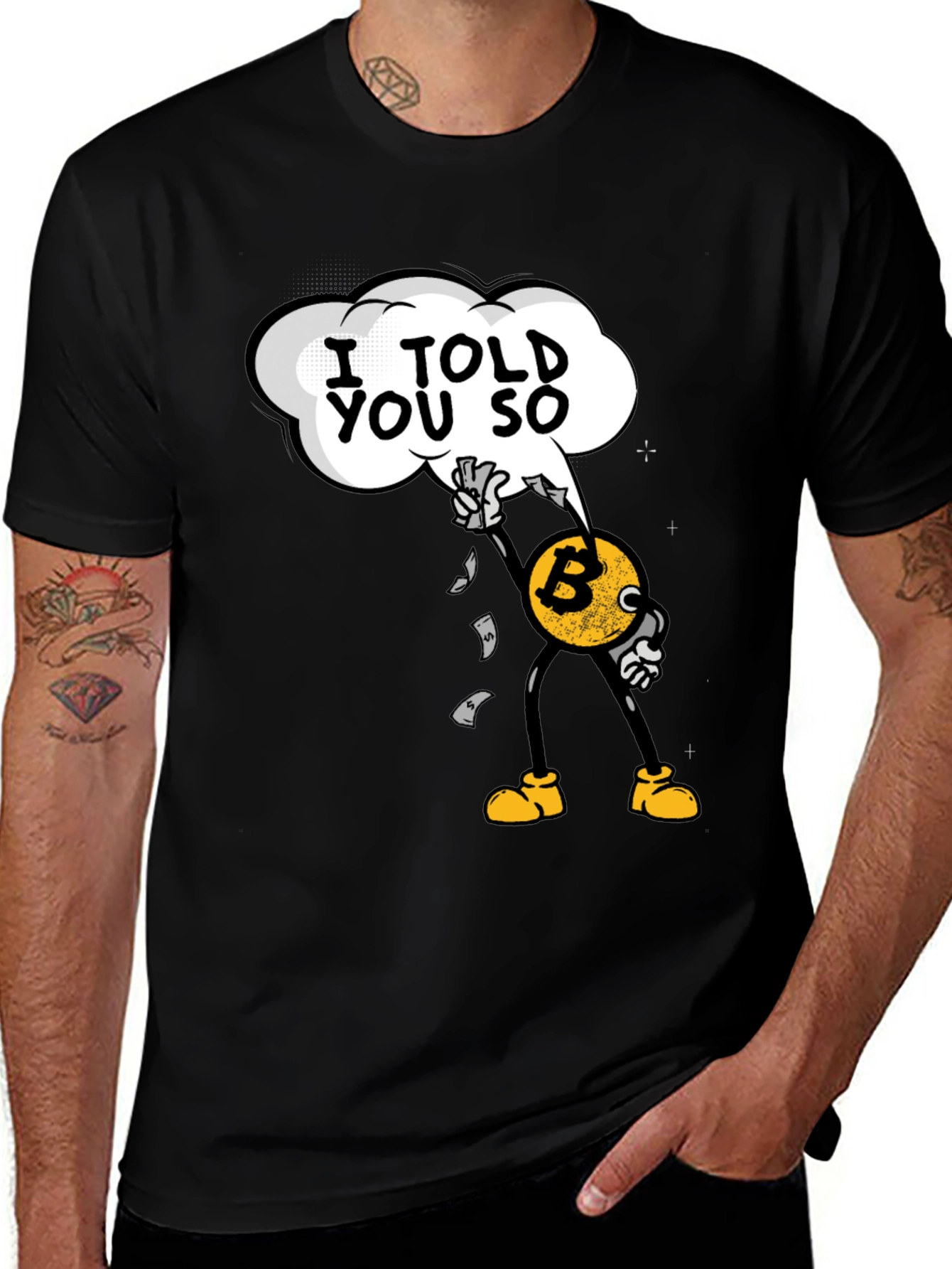 Variant 23 of Bitcoin Told You So T-Shirt - Crypto Currency Tee