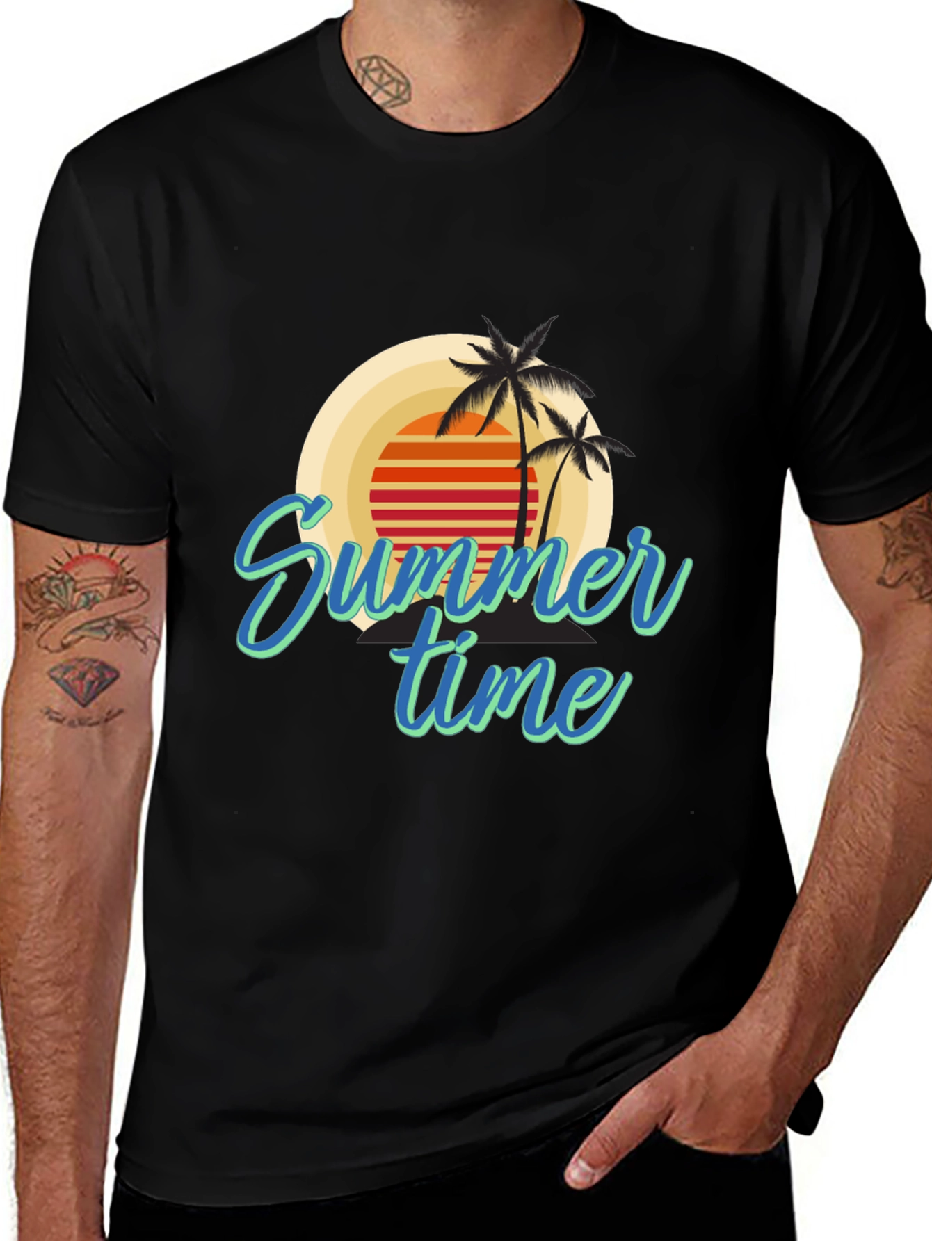Variant 23 of Summer Time T-Shirt - Tropical Vibe