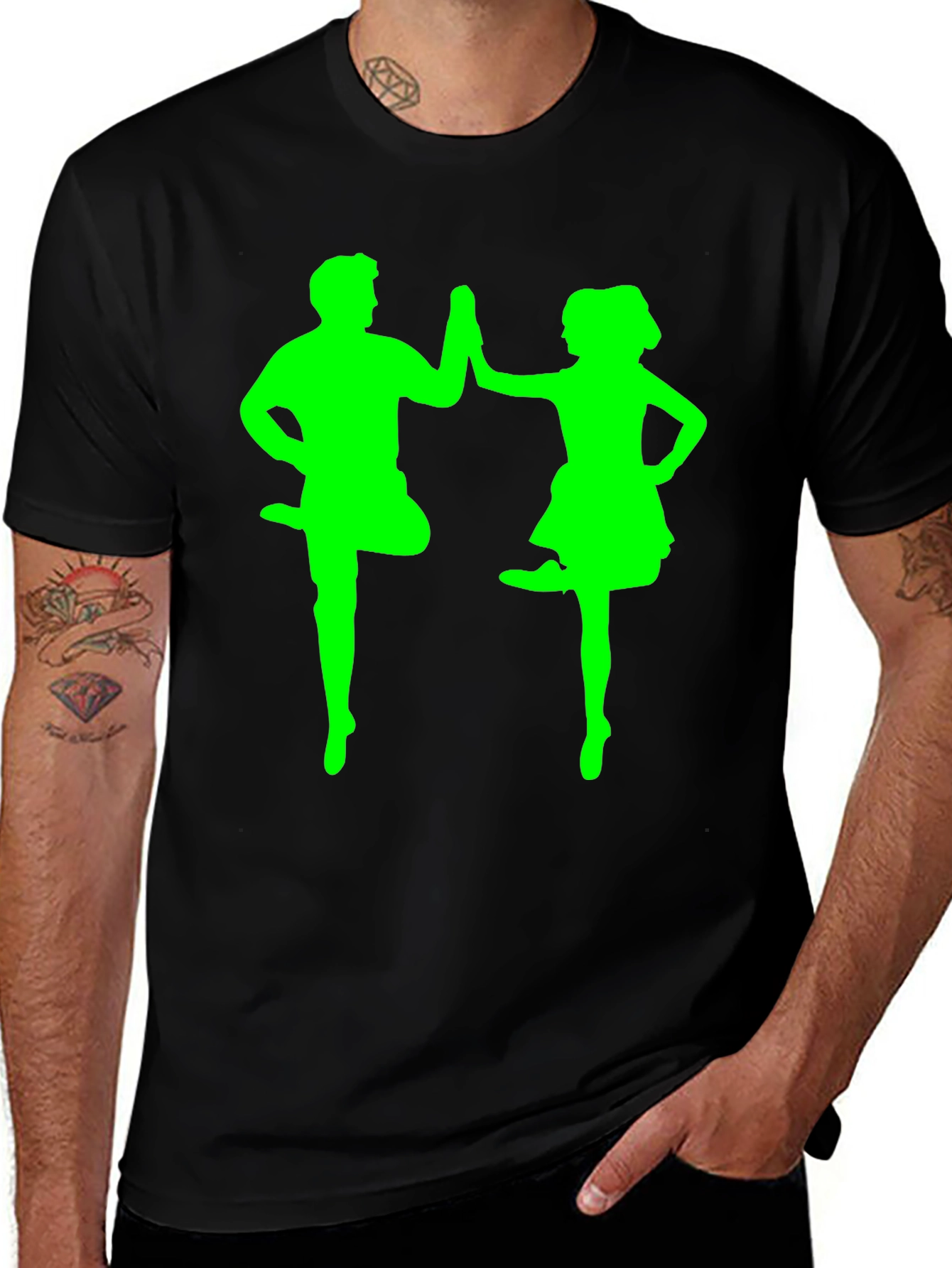 Variant 14 of Irish Dance Silhouette T-Shirt