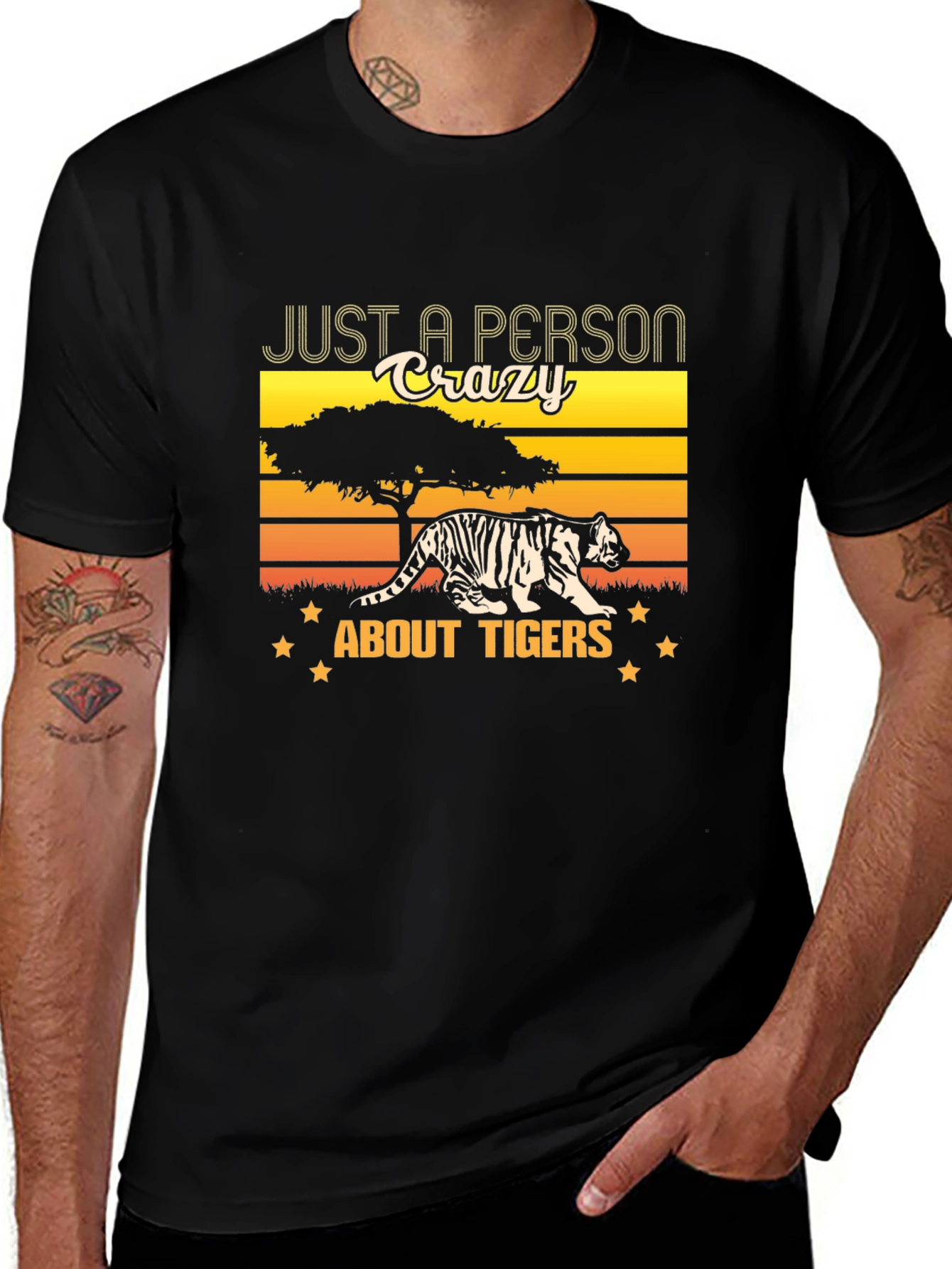 Variant 20 of Crazy About Tigers Graphic Tee