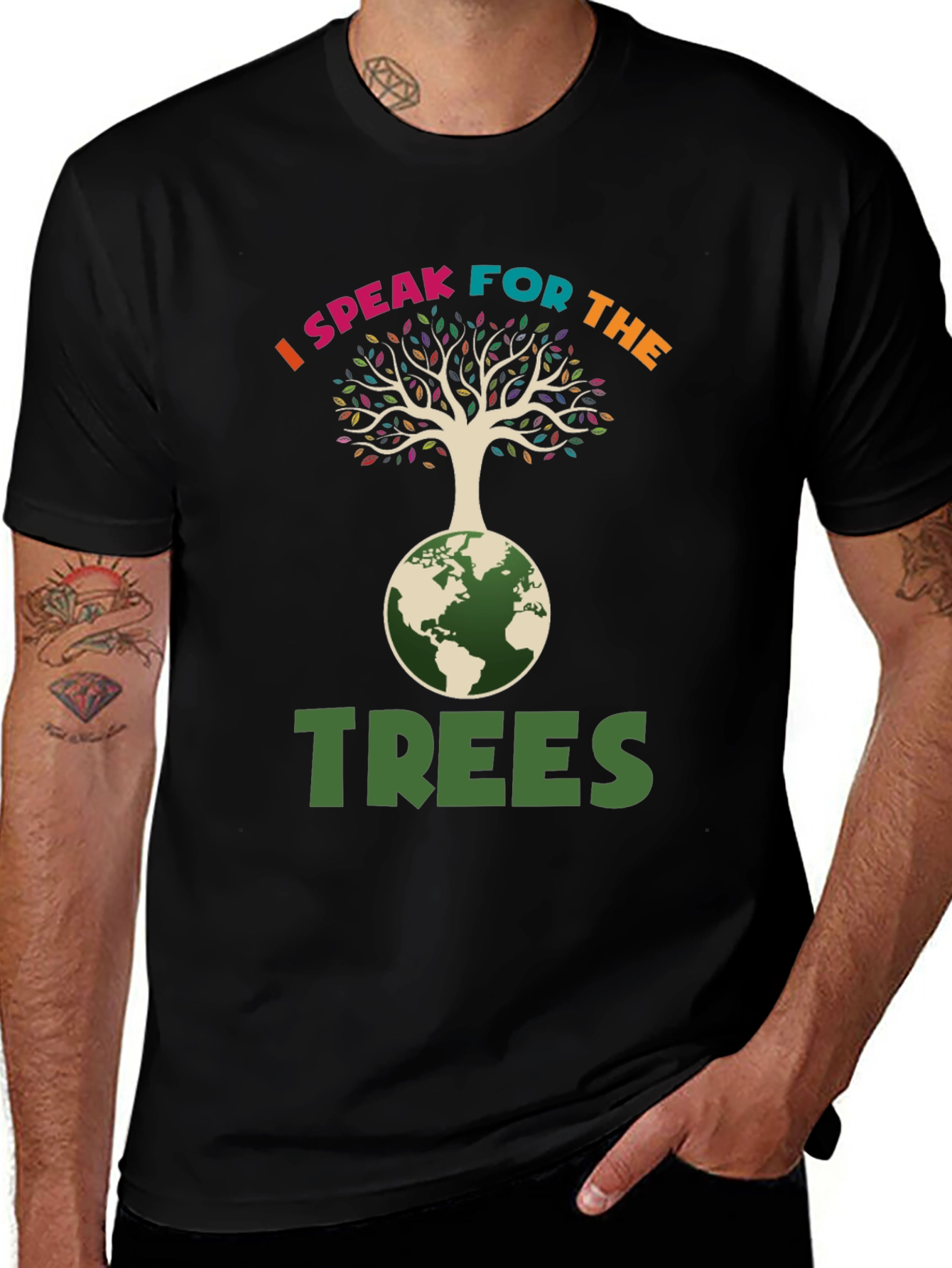 Variant 10 of I Speak for the Trees Graphic Tee - Earth Day Shirt