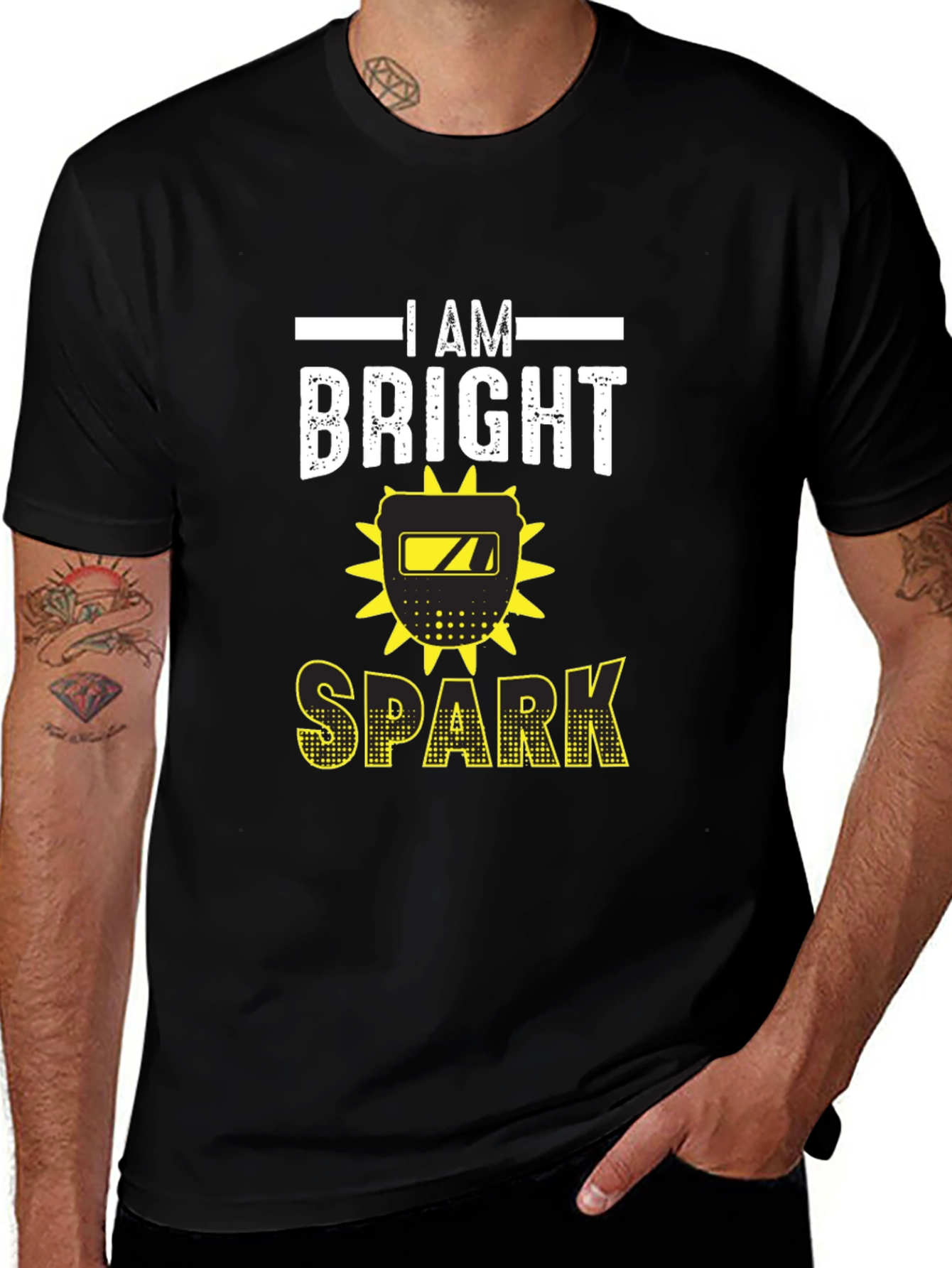 Variant 25 of Bright Spark T-Shirt - Welder Tee