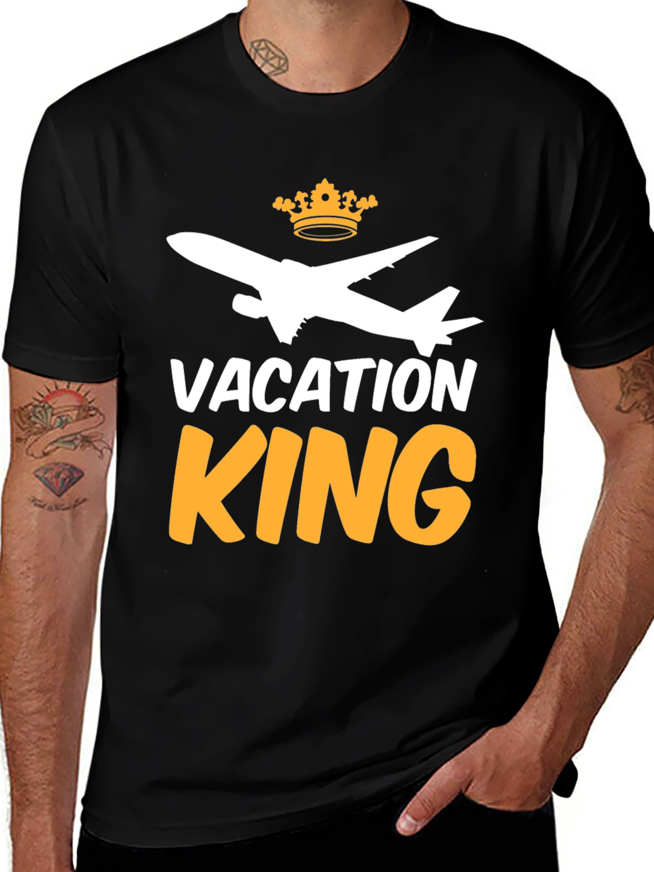 Variant 23 of Vacation King Tee - Travel in Style